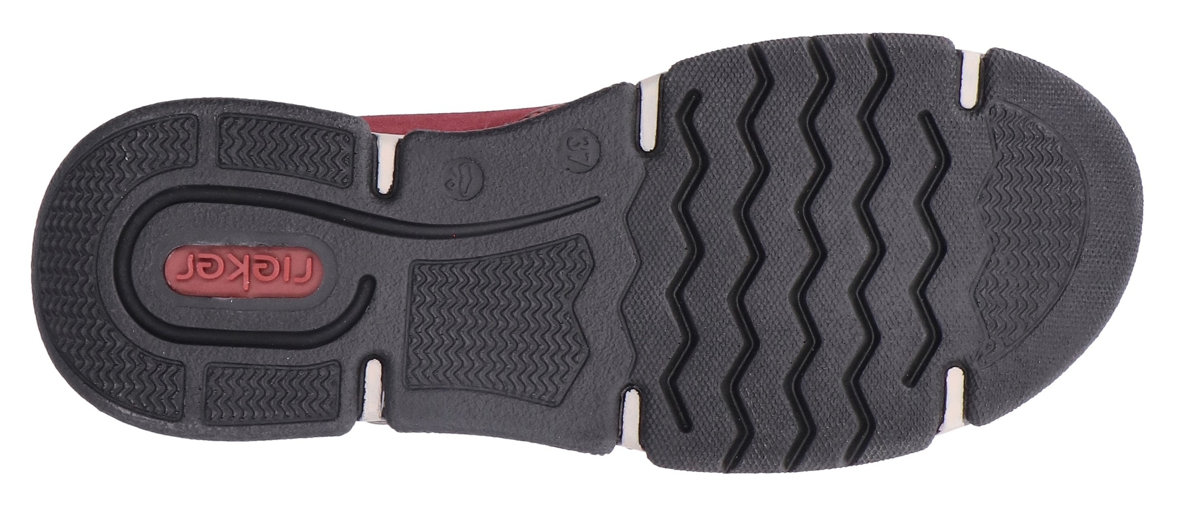 Rieker Winterboots  Schnürstiefelette, Schnürboots mit Textil-Besatz am Schaftrand