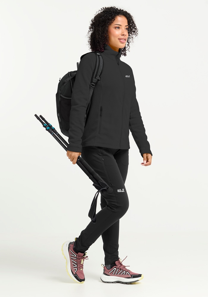 Jack Wolfskin Fleecejacke »TAUNUS 100 FZ W« winddicht, wasserabweisend, mit durchgehendem Reissverschluss