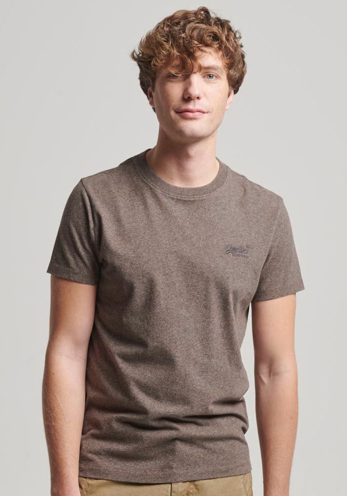 Rundhalsshirt »Organic Cotton Essential Logo T-Shirt«