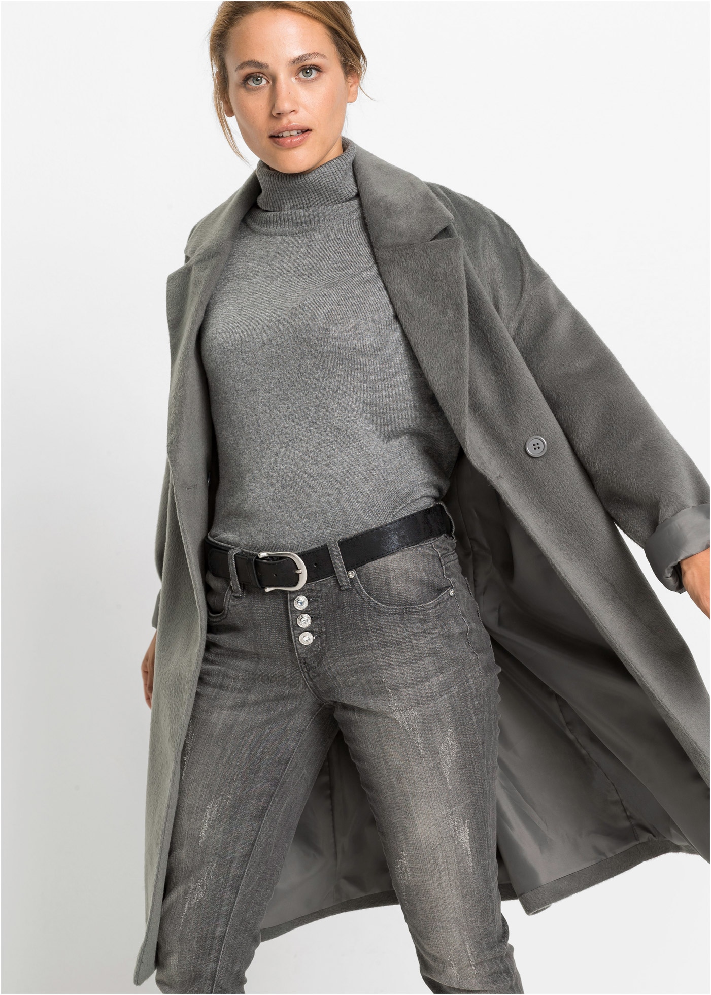 bonprix Ceinture de hanche »Gürtel« aus Polyurethan, bequeme Passform