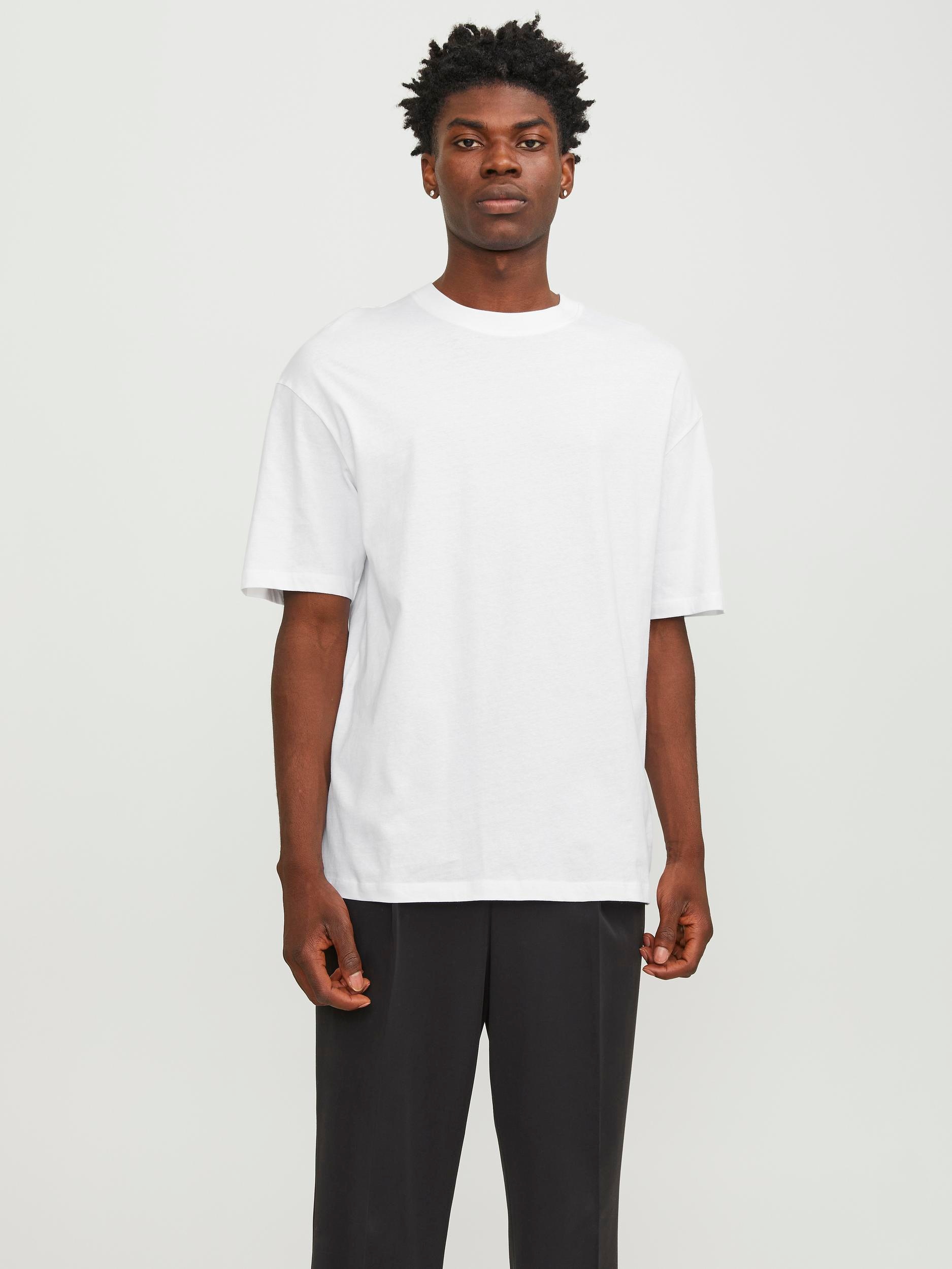 Oversize-Shirt »JJEBRADLEY TEE SS O-NECK NOOS«