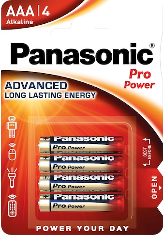 Panasonic Batterie »Pro Power - AAA«, LR03, 1,5 V, (4 St.) kaufen