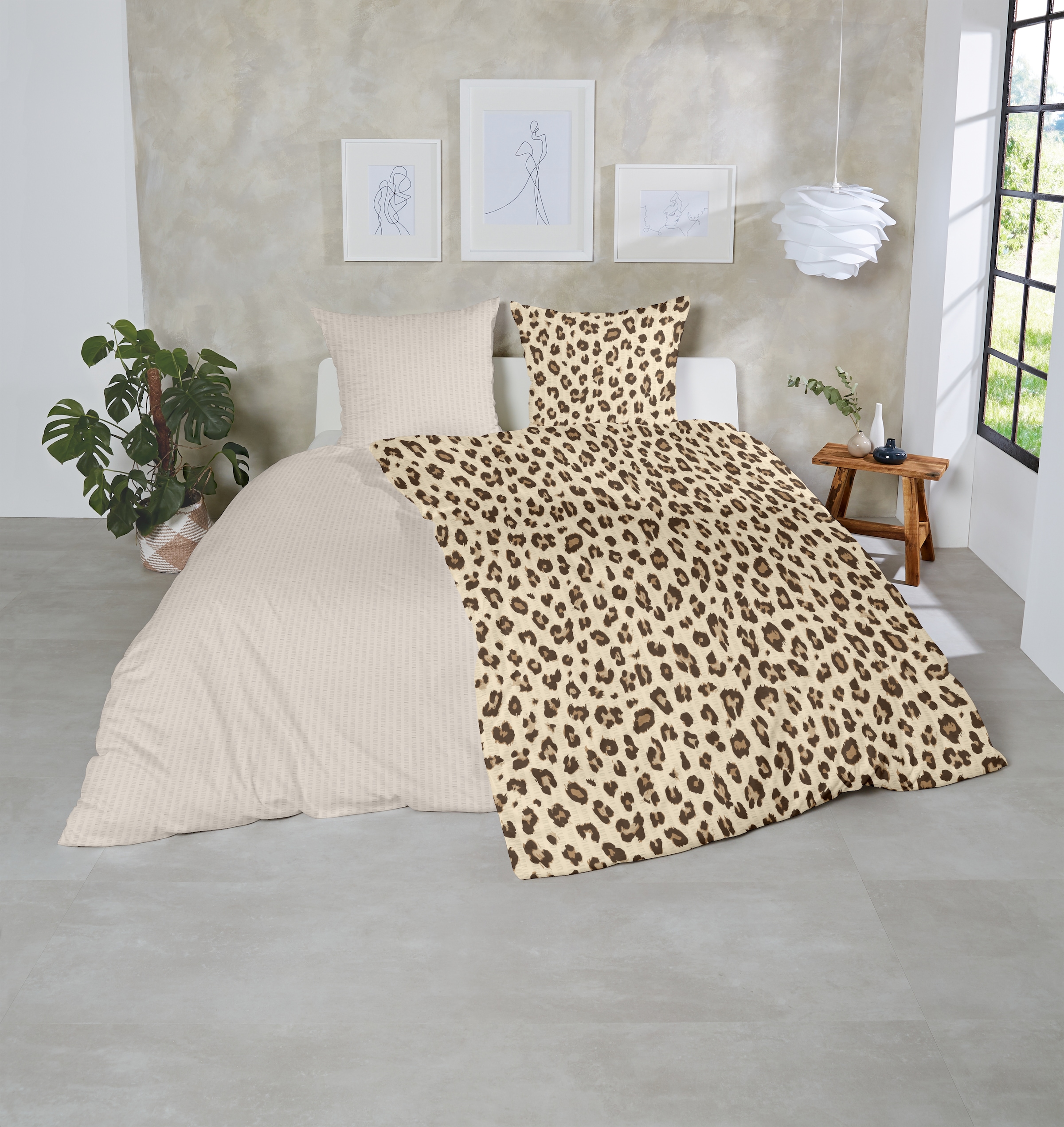 Primera Linge de lit »Soft-Seersucker-Bettwäsche Uni« 2