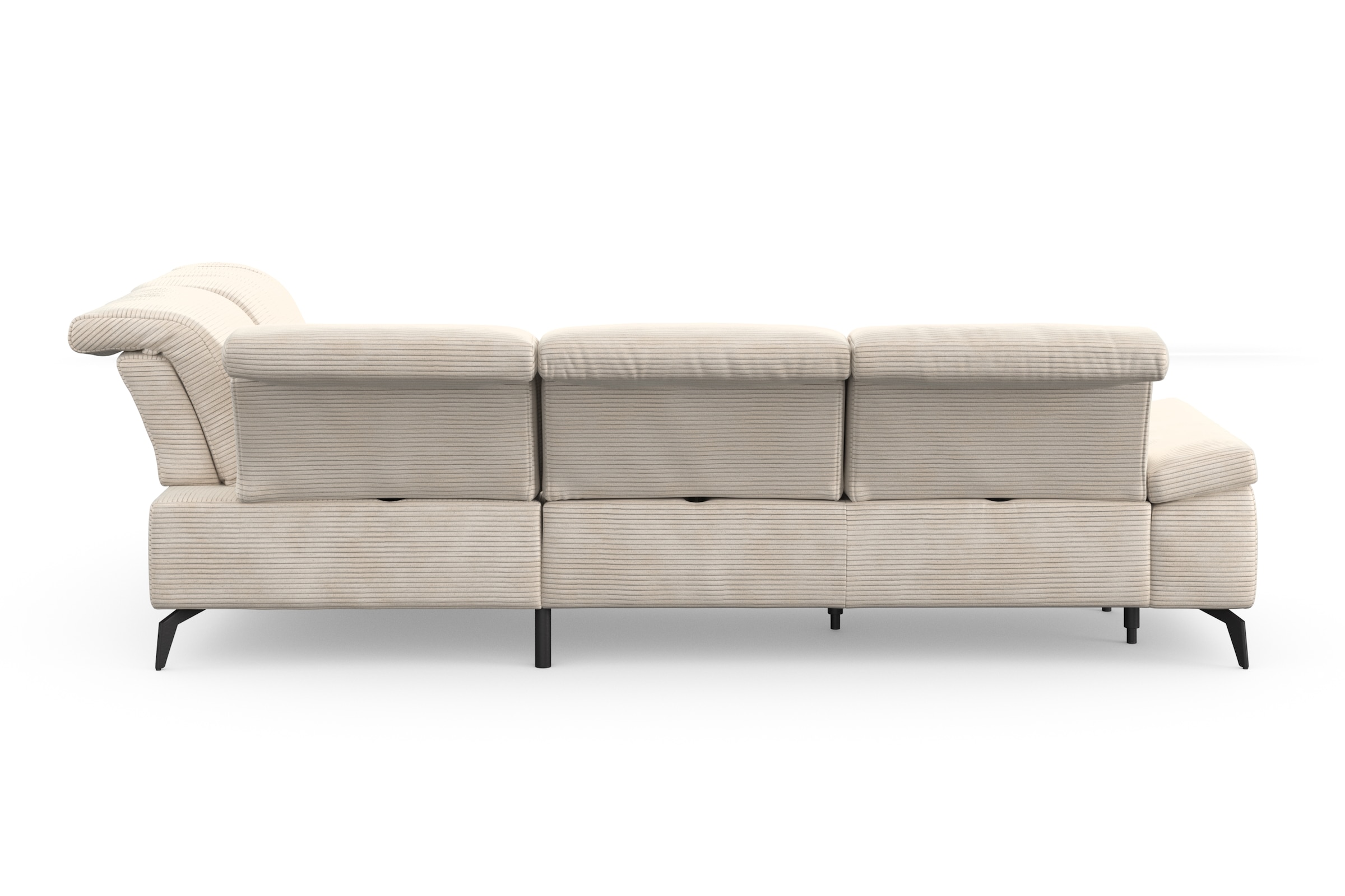 sit&more Ecksofa »Cabana L-Form«, Ottomane, wahlweise mit Sitztiefen-,Armlehnen- und Kopfteilfunktion