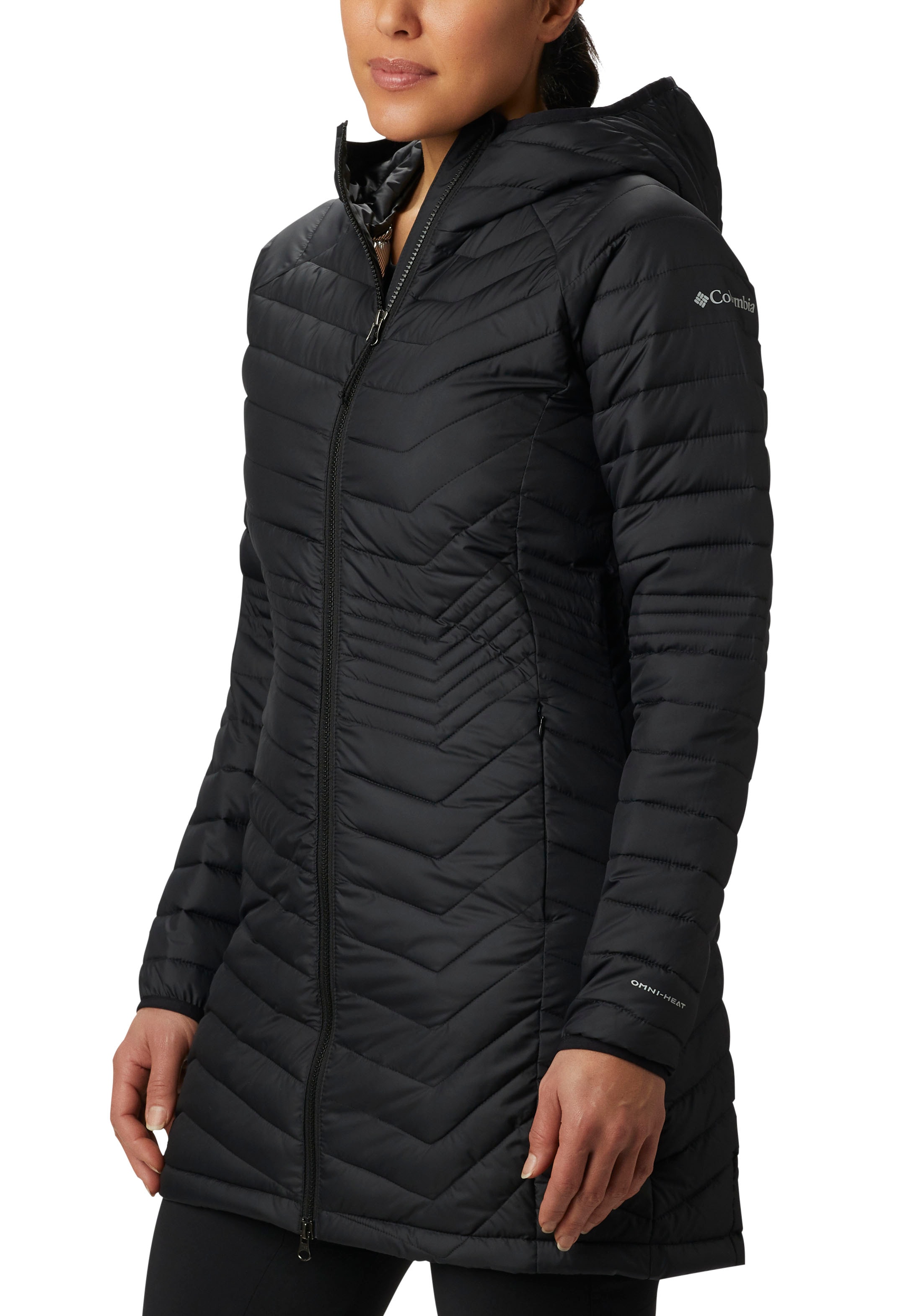 Steppjacke »POWDER LITE MID JACKET«, mit Kapuze