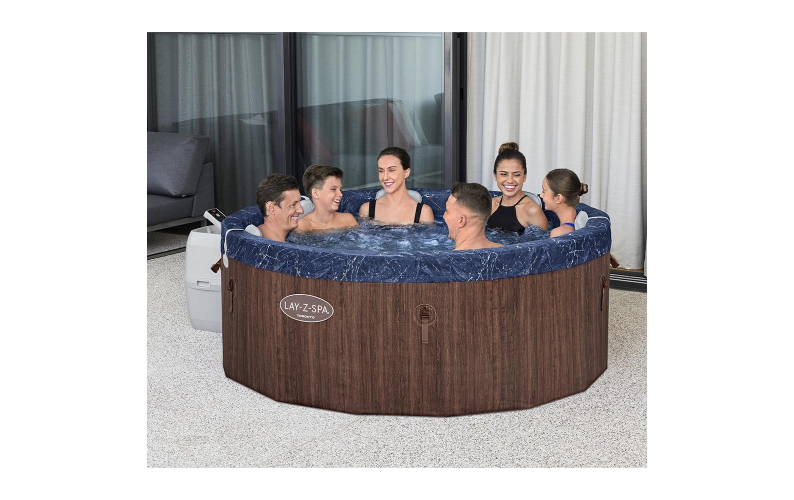 Bestway Whirlpool »LAY-Z-SPA ThermaCore Toronto AirJet Plus Ø 190«