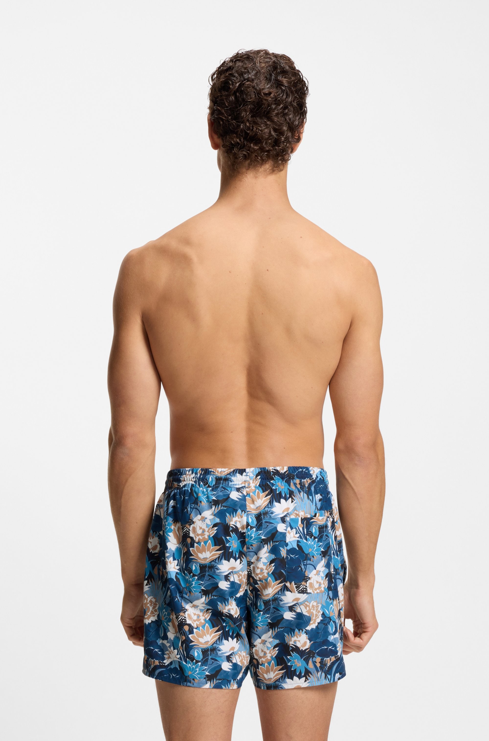 BOSS Short de bain »Piranha« avec imprimé intégral coloré