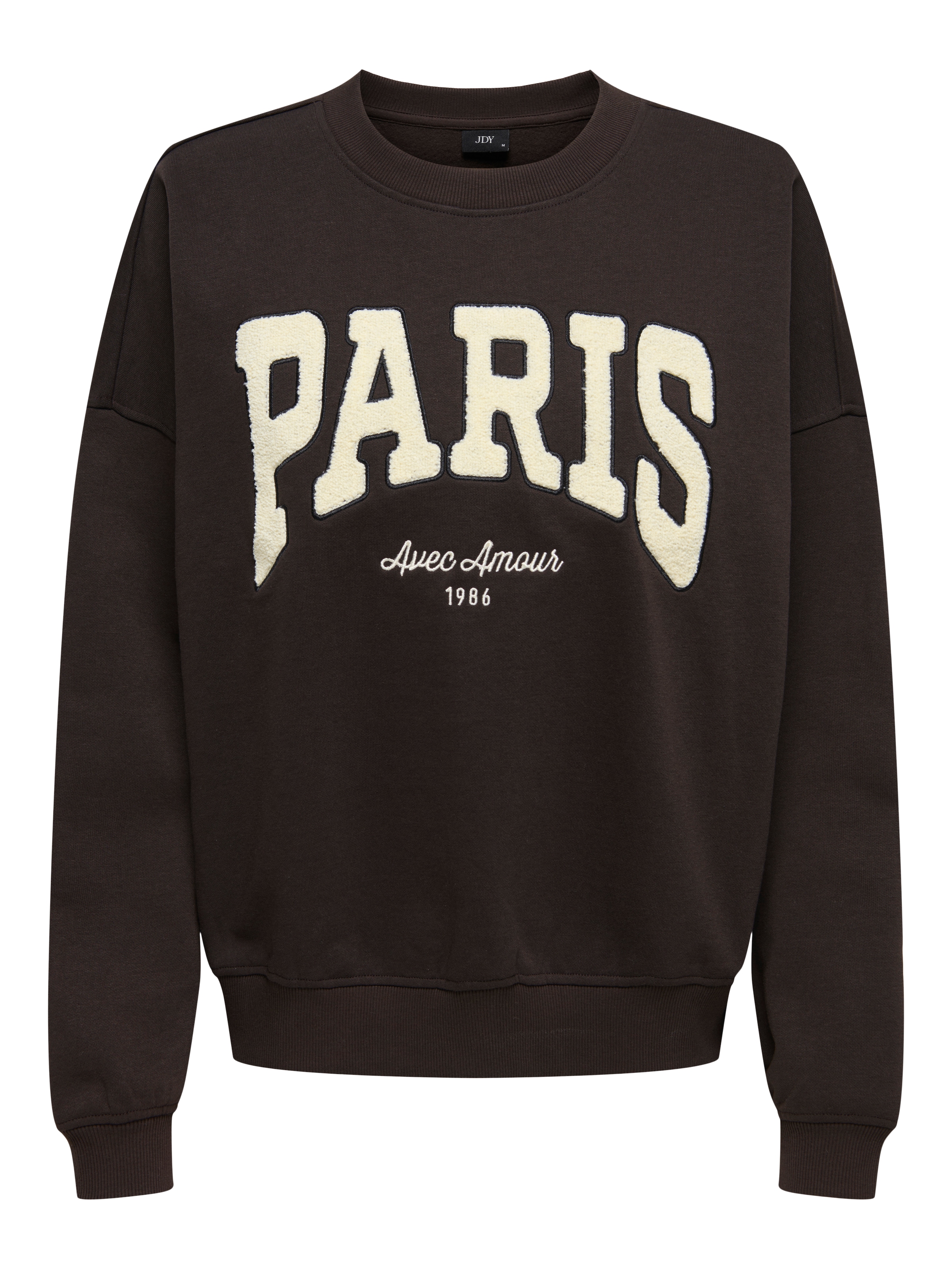 JDY Sweat-shirt »JDYMESA L/S O-NECK EMB SWEAT JRS NOOS«, Baumwollmischung, regular fit
