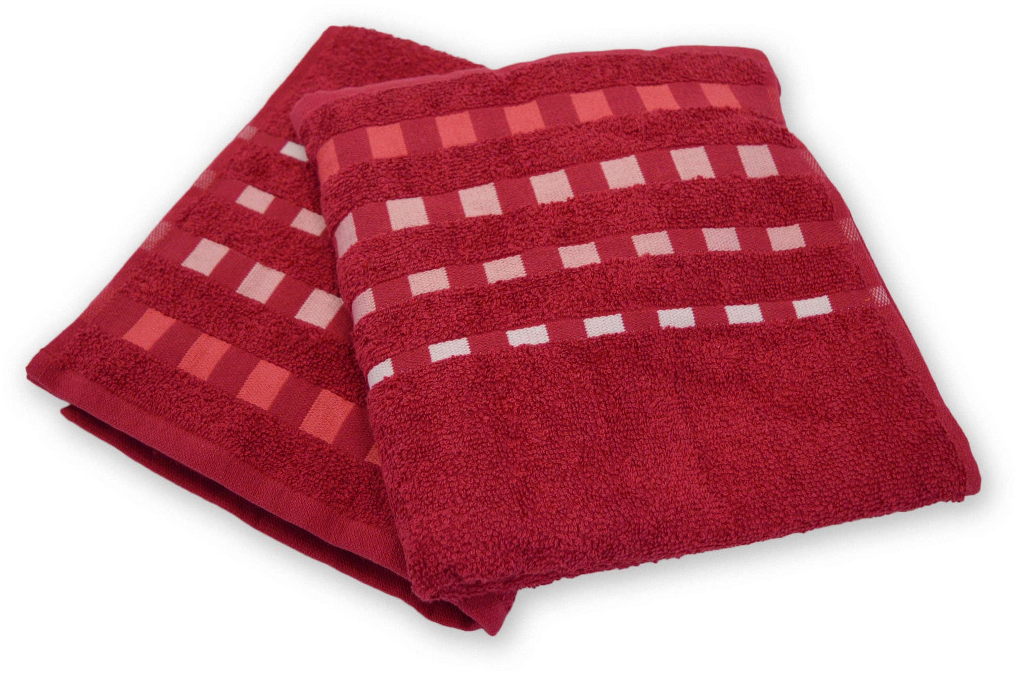 KiNZLER Handtuch Set 2, 4 bas Baumwolle, Bordüre, Set, Farben, à 100% Walkfrottee, Uni mit oder »Kreta«, als prix tlg., 4 Set 8-teiliges