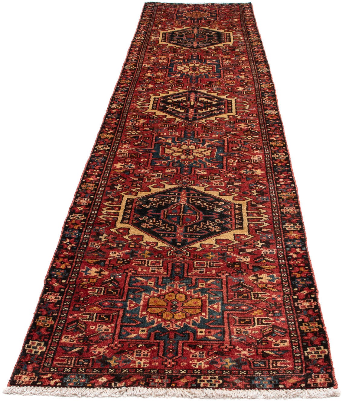 Image of morgenland Hochflor-Läufer »Qaraja Medaillon 310 x 80 cm«, rechteckig, 1 mm Höhe, Handgeknüpft bei Ackermann Versand Schweiz