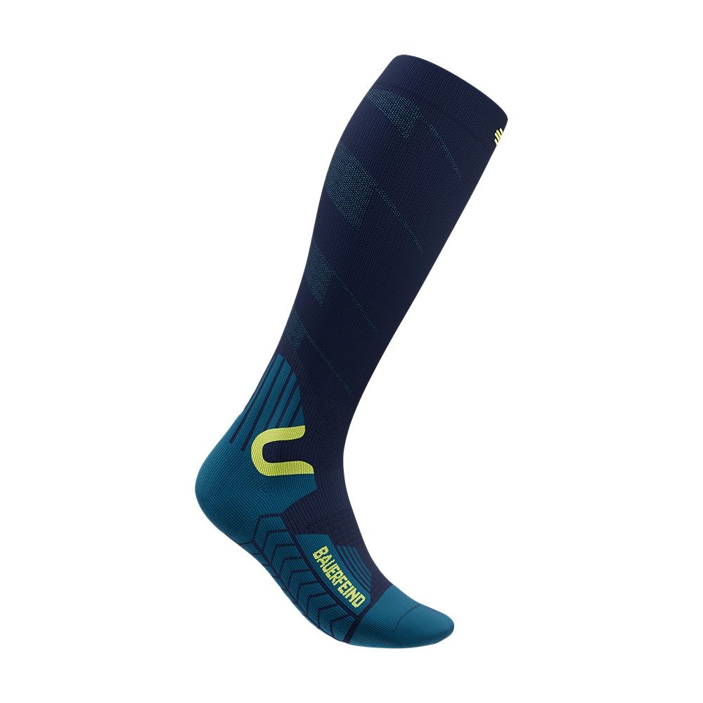 Image of Bauerfeind Sportsocken "SKI TOURING COMPRESSION SOCKS" mit innovativer Zonenkompression, leichtes, dünnes Gestrick