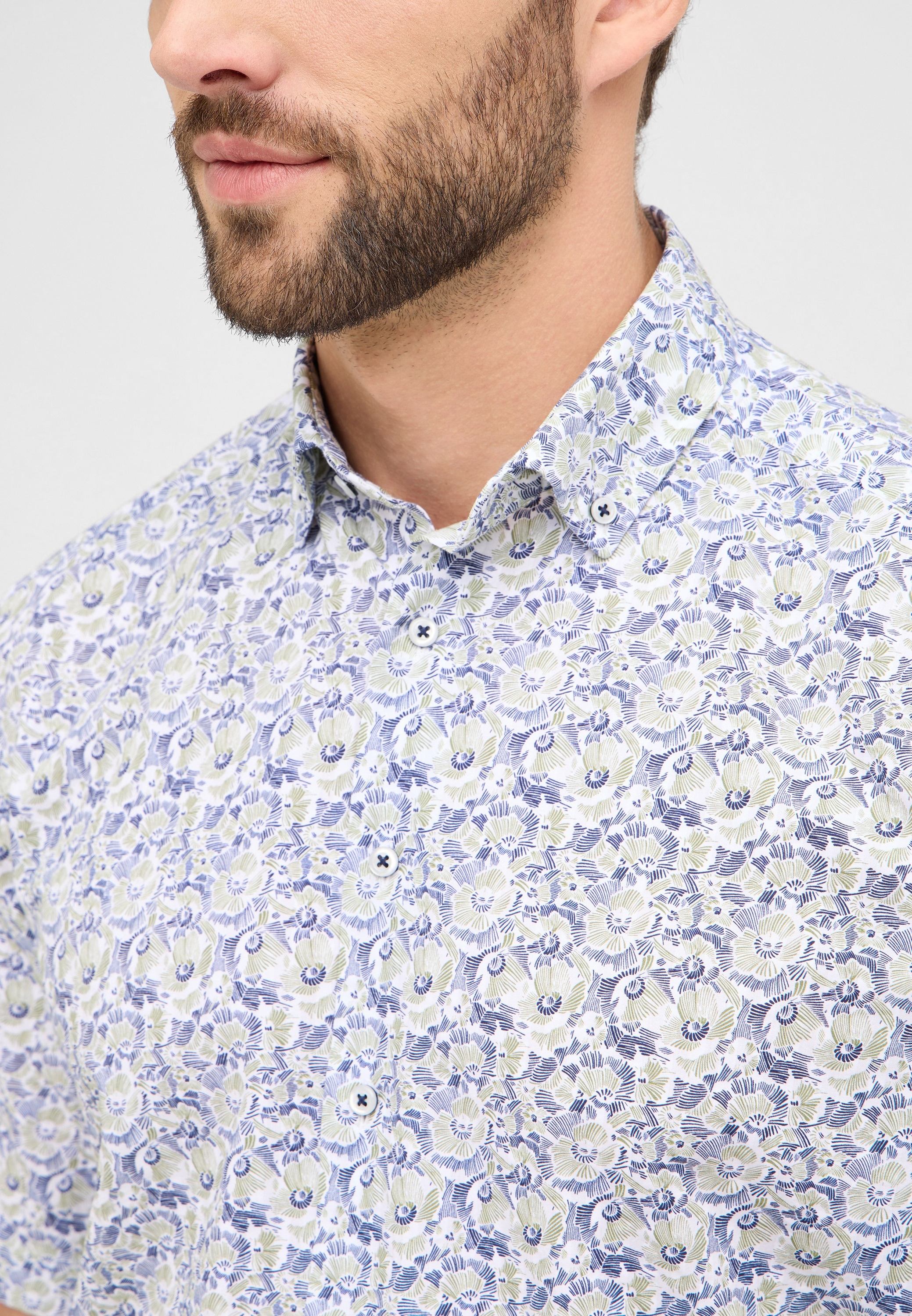 Eterna Kurzarmhemd »COMFORT FIT« EASY IRON (bügelleicht)