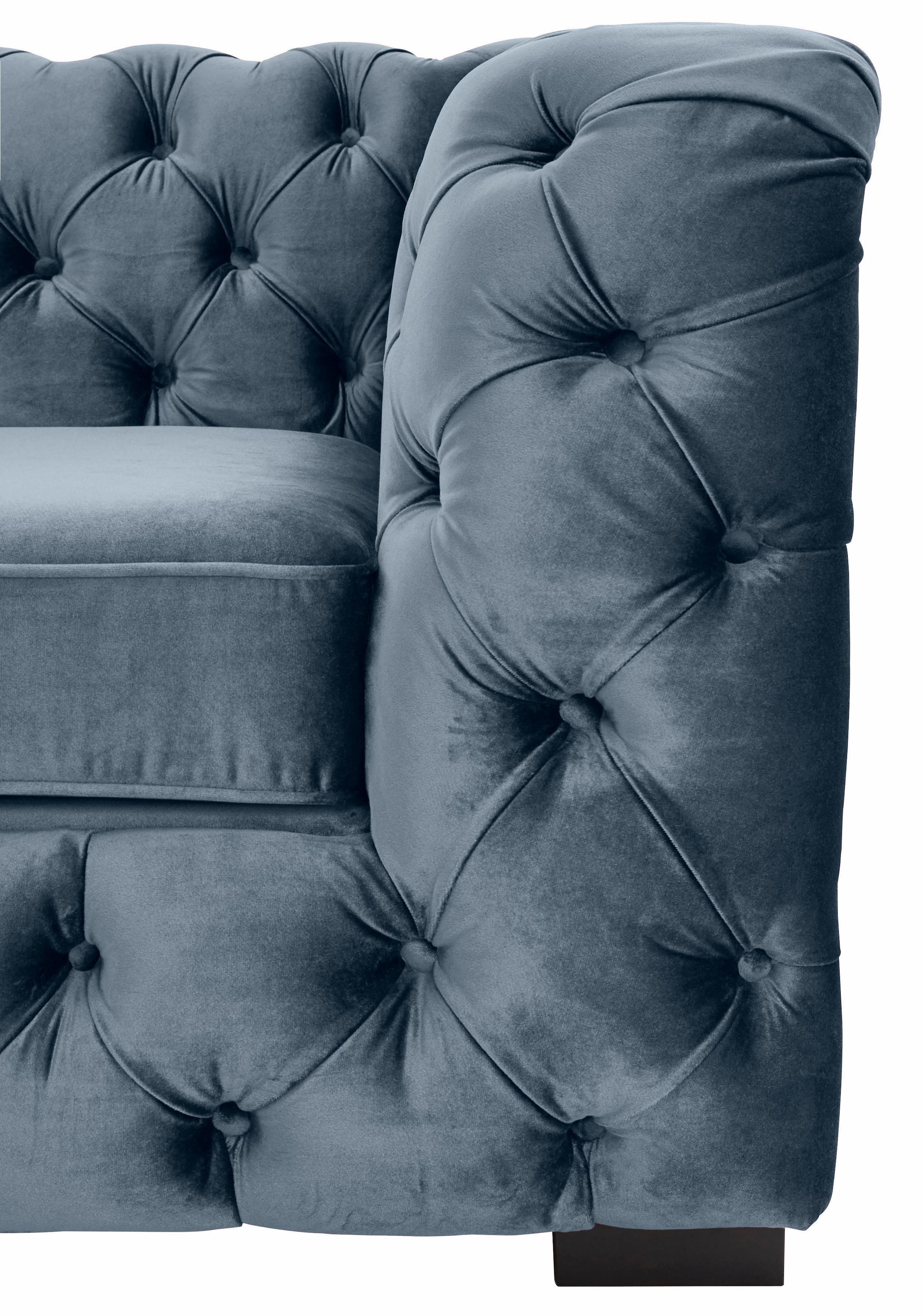 Guido Maria Kretschmer Home&Living Chesterfield-Sofa »Kalina«, klassische Chesterfield-Knopfheftung, sehr hochwertige Verarbeitung