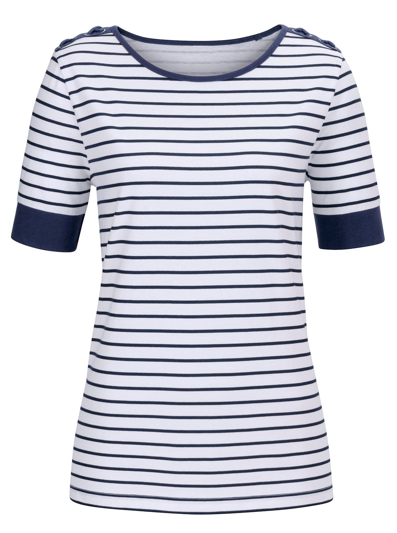 Classic Basics Shirt à col rond »Shirt« 1 cuis tlg.