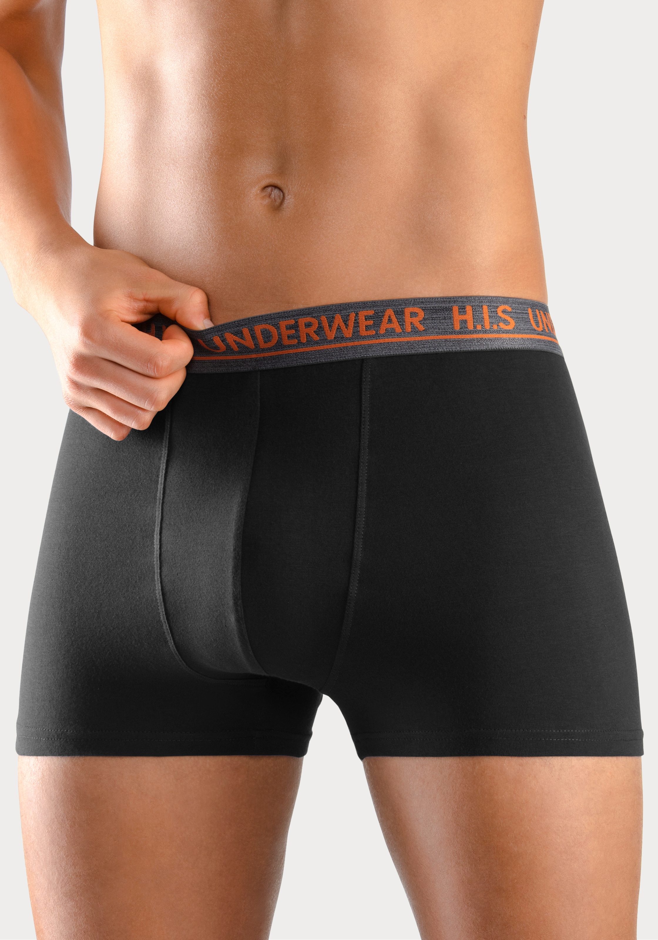 H.I.S Boxer »Boxershorts für Herren« Packung, 4 Stk. mit bequemem Stretchbündchen