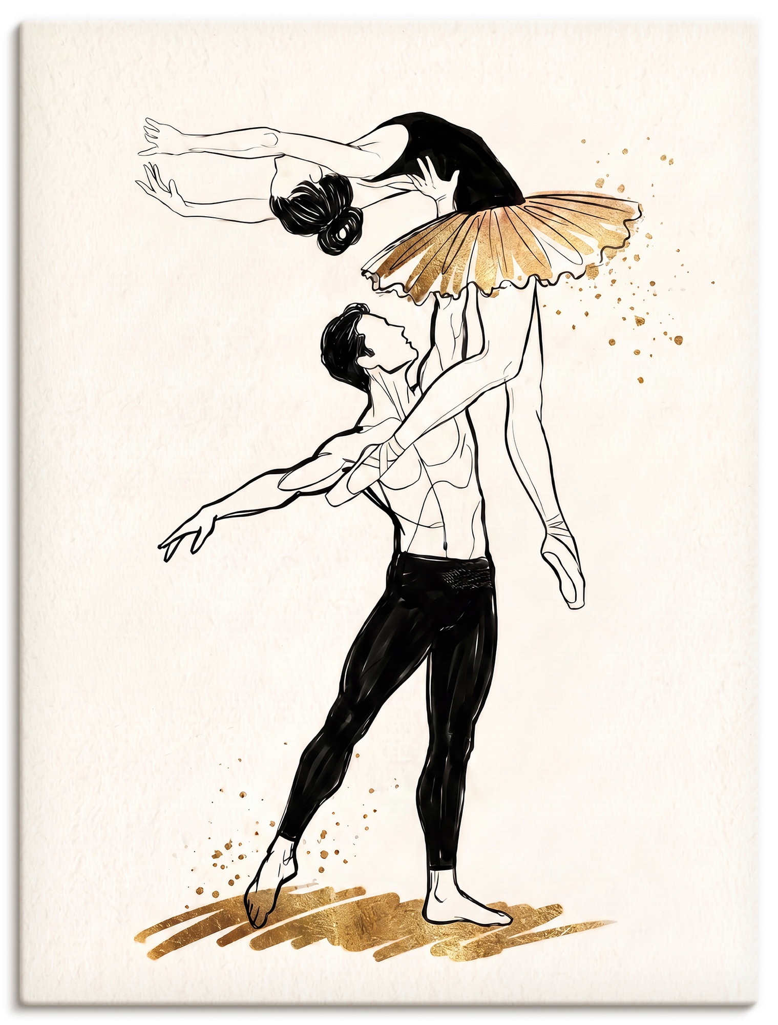 Image of GOODproduct Wandbild "Ballet I" Tanz 1 Stk. tlg. als Poster oder Leinwandbild in versch. Grössen