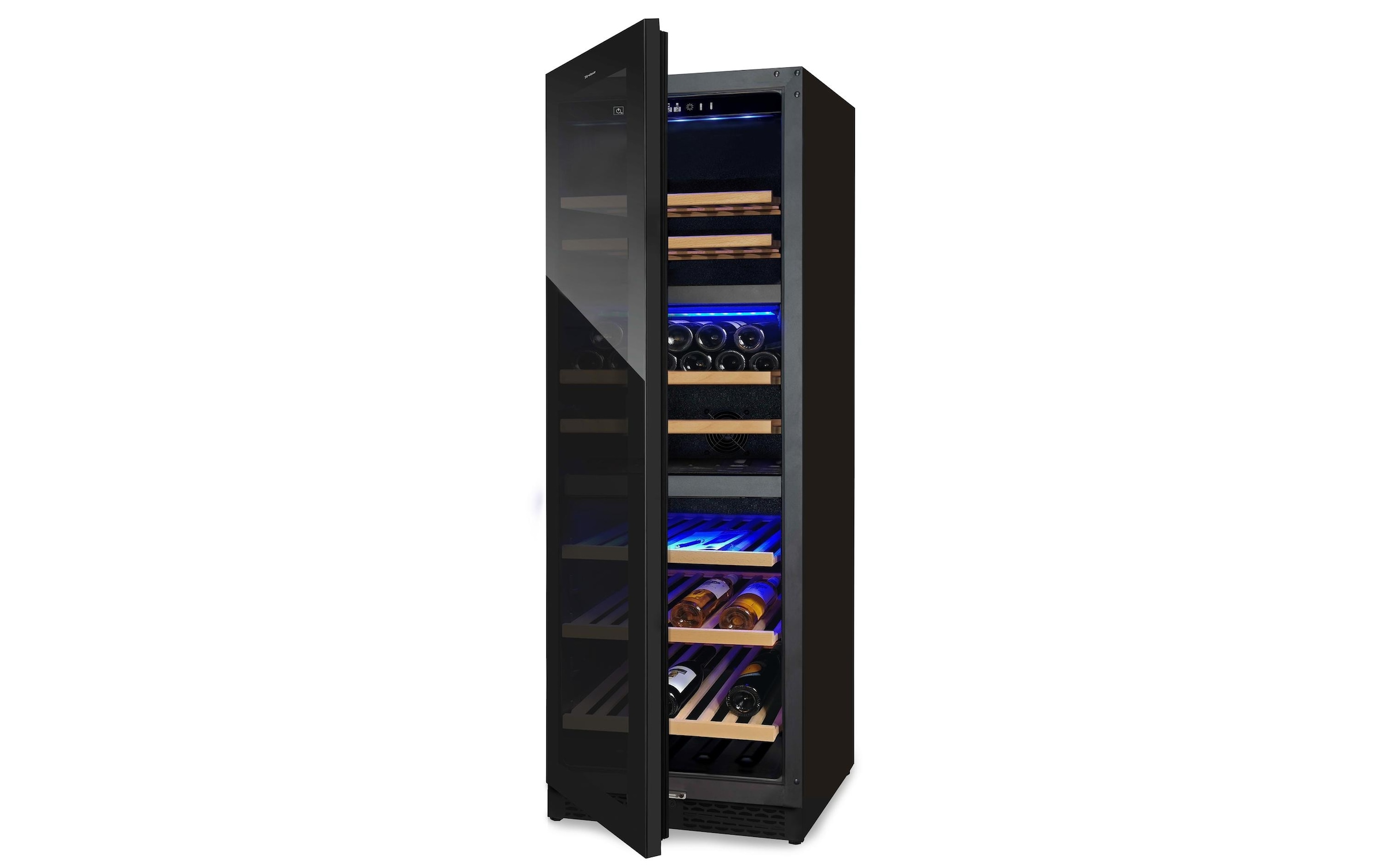 Trisa Weinkühlschrank »368ll, links«, für 145 St. Standardflaschen á 075l, Holzart: Buche (Rumänien)