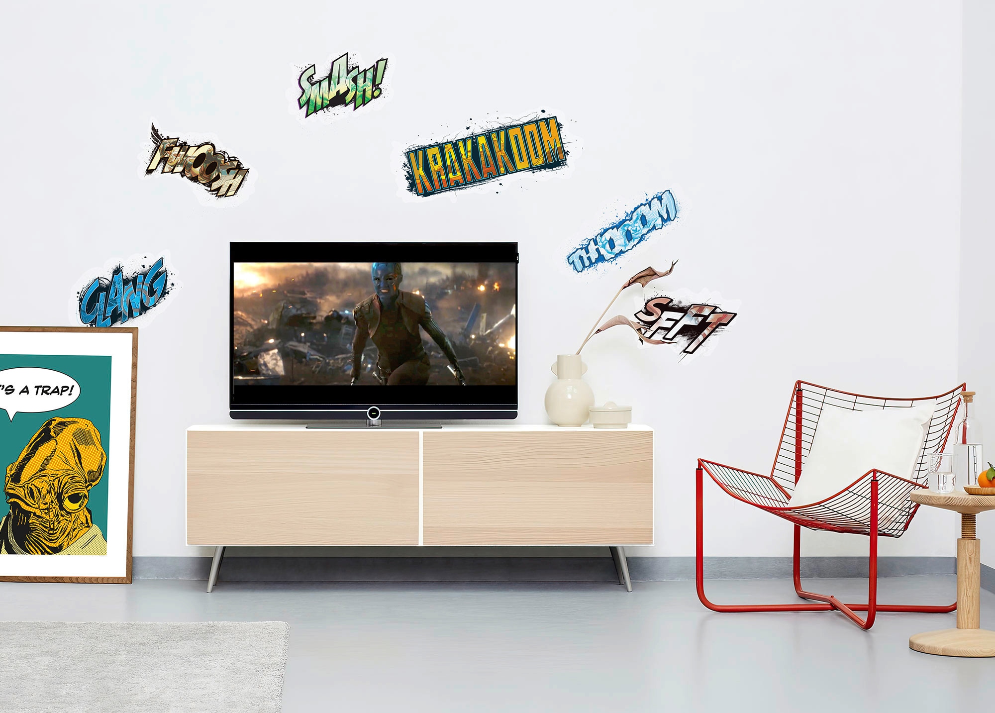 Komar Wandtattoo »Avengers Sounds - Grösse 50 x 70 cm«, (6 St.), selbstklebend, Wandsticker, Kinderzimmer