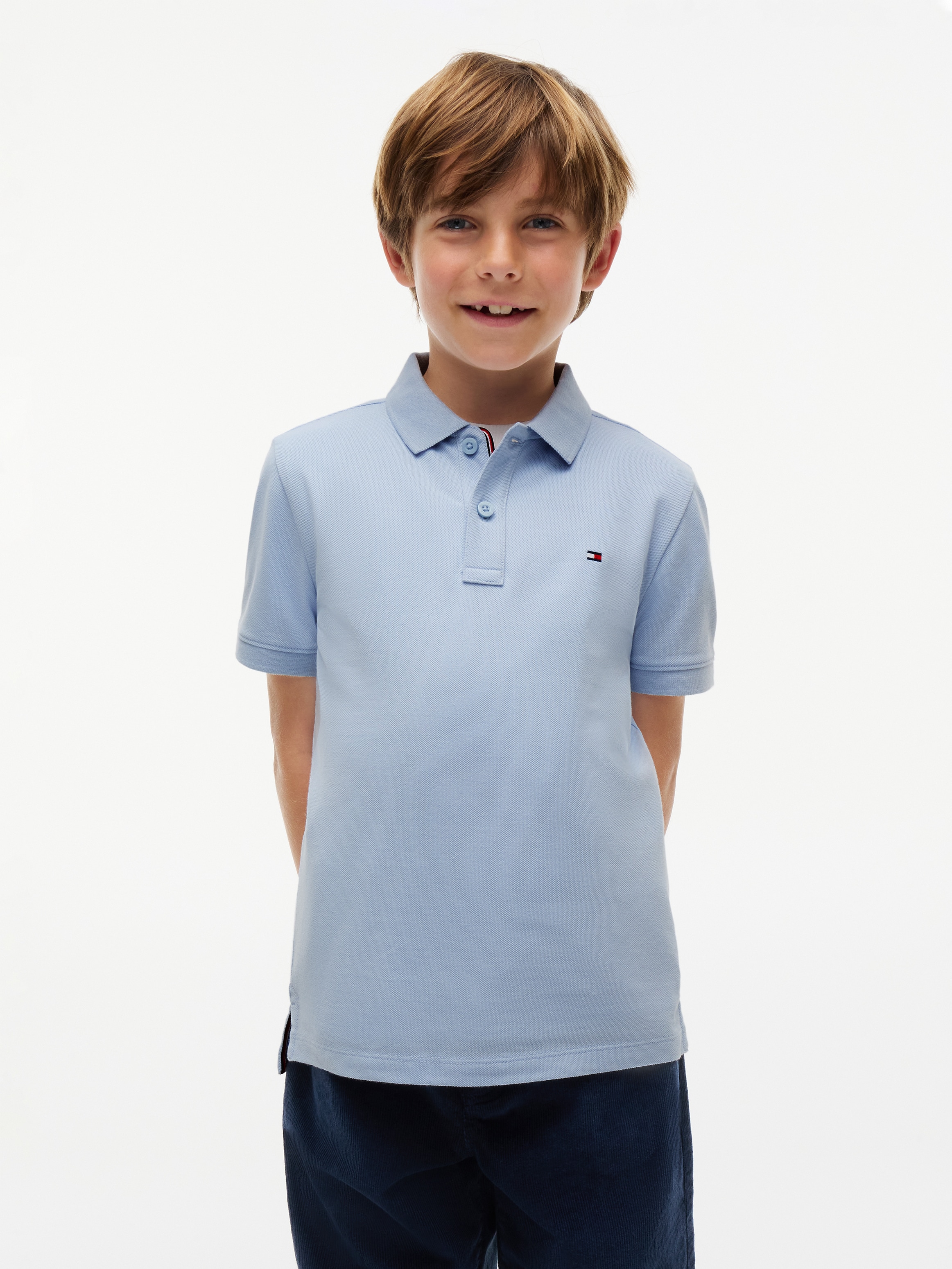 Tommy Hilfiger Polo »FLAG POLO S/S« avec broderie du logo