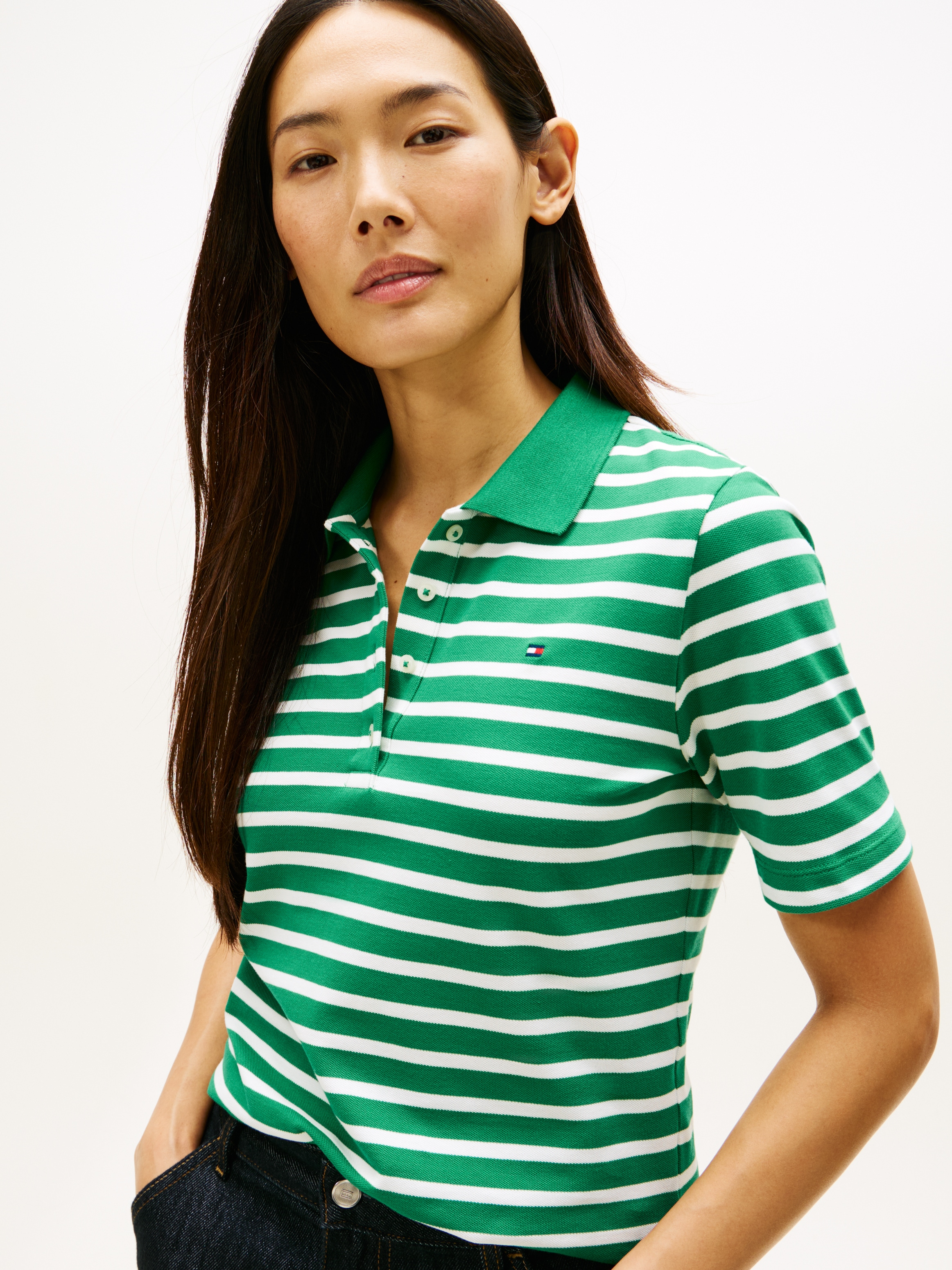 Tommy Hilfiger Polo »Regular Fit Pique Premium Polo« Baumwollmischung, regular fit