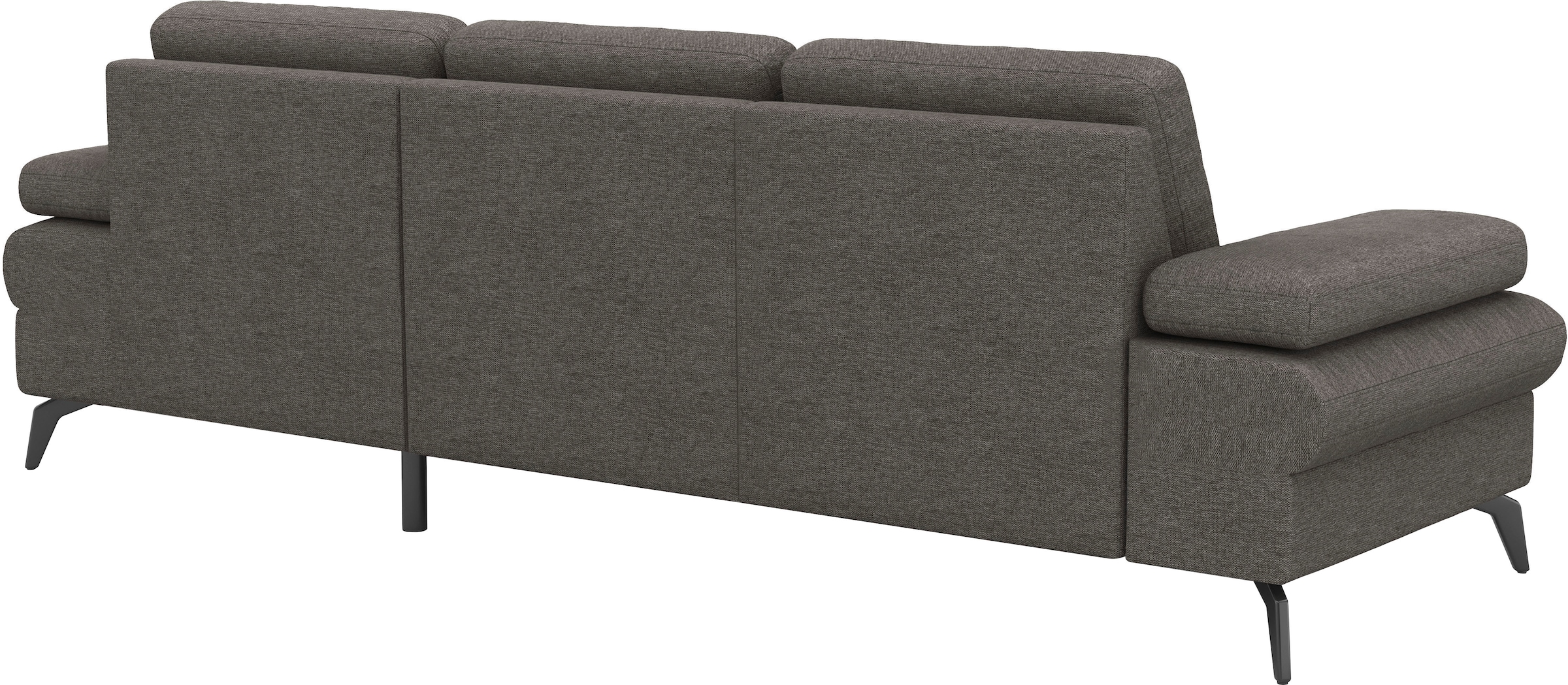 sit&more Canapé d'angle »Morris Jubi L-Form, B: 247 cm« mit Armteilfunktion & 1 Zierkissen, optional Bettfunktion