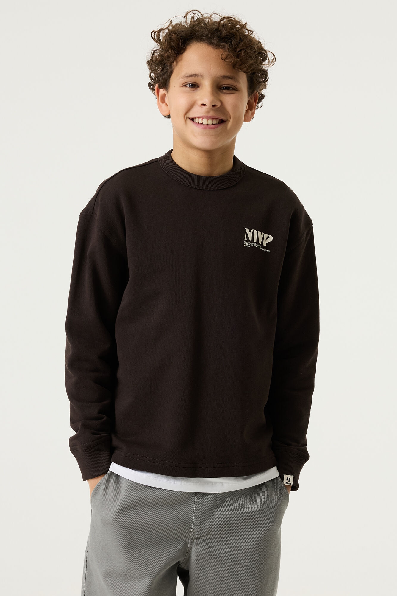 Garcia Sweater , mit Rippbündchen
