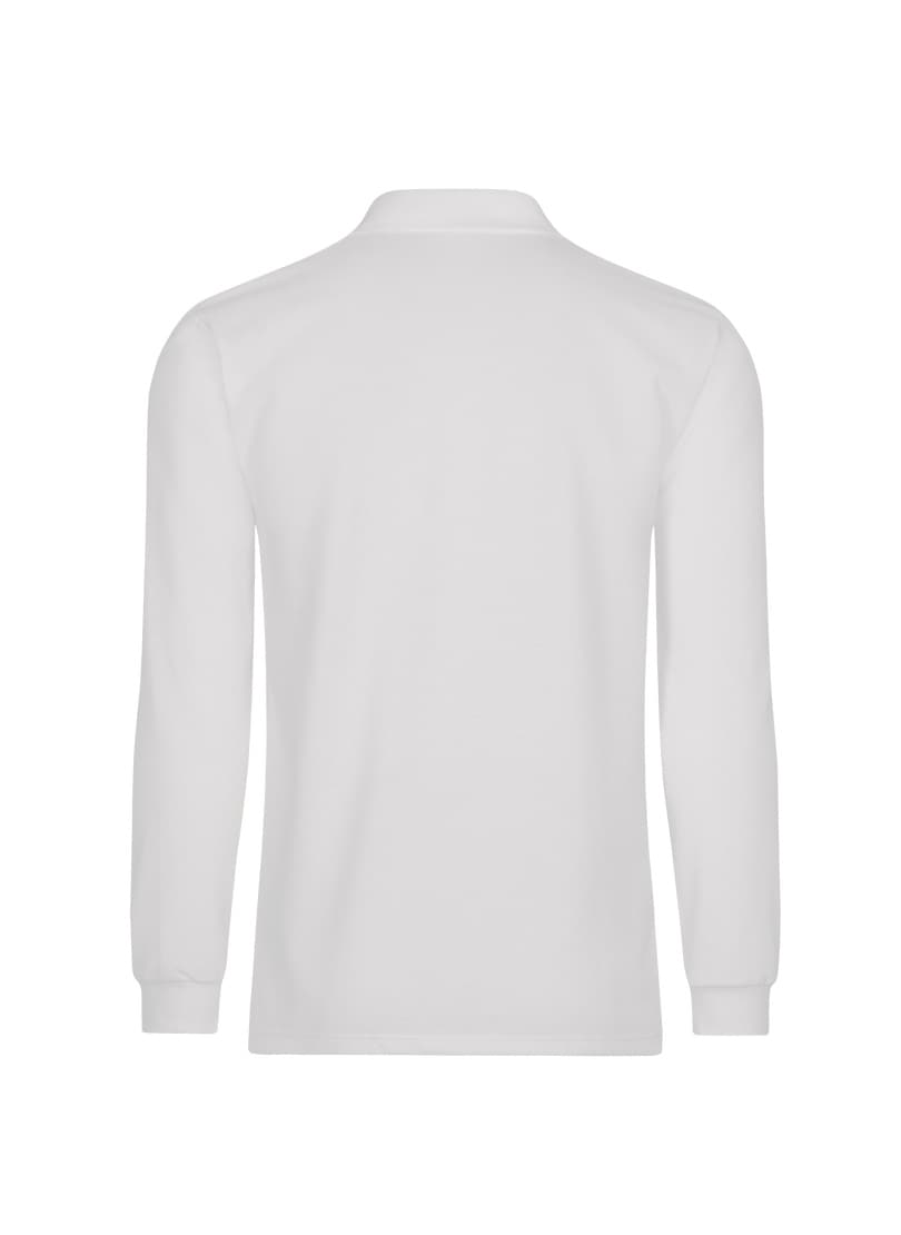 Trigema Poloshirt »TRIGEMA Langarm Poloshirt aus Baumwolle«