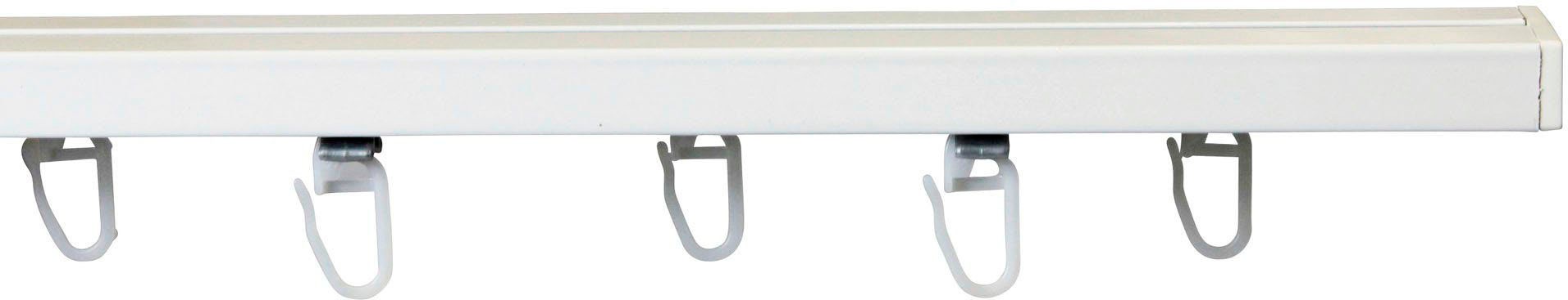 Image of GARESA Gardinenschiene »101«, 1 läufig-läufig, Wunschmasslänge, Innenlaufprofil, einfache Montage, schlicht, Deckenmontage, Aluminium, mit Profilverbinder verlängerbar bei Ackermann Versand Schweiz