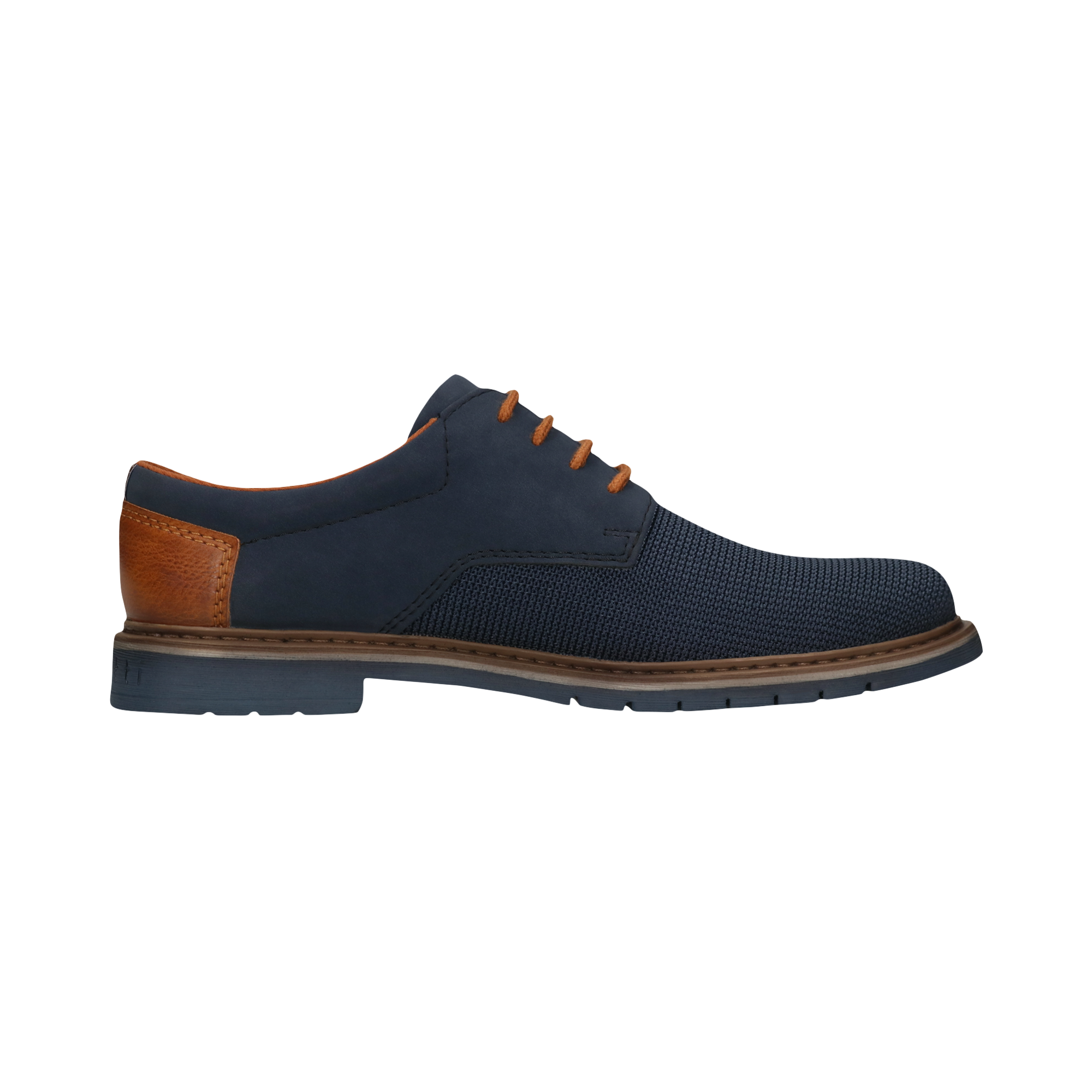 bugatti Schnürschuh  Blockabsatz, Businessschuh, Abendschuh mit Logoprägung