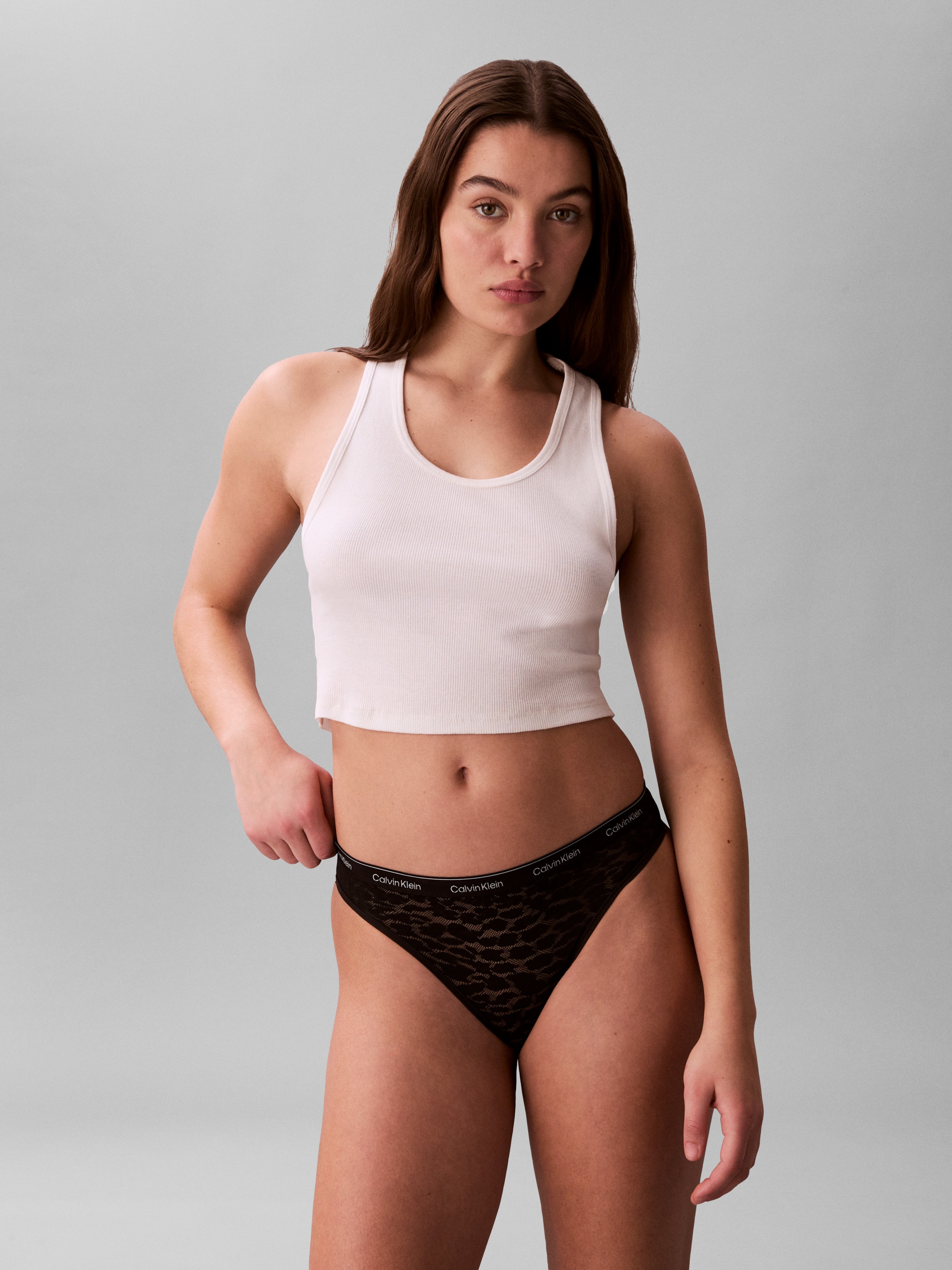 Calvin Klein Underwear Slip brésilien »3 PACK BRAZILIAN (LOW-RISE)« Paquet, pack de 3, 3 cuis avec ceinture logo