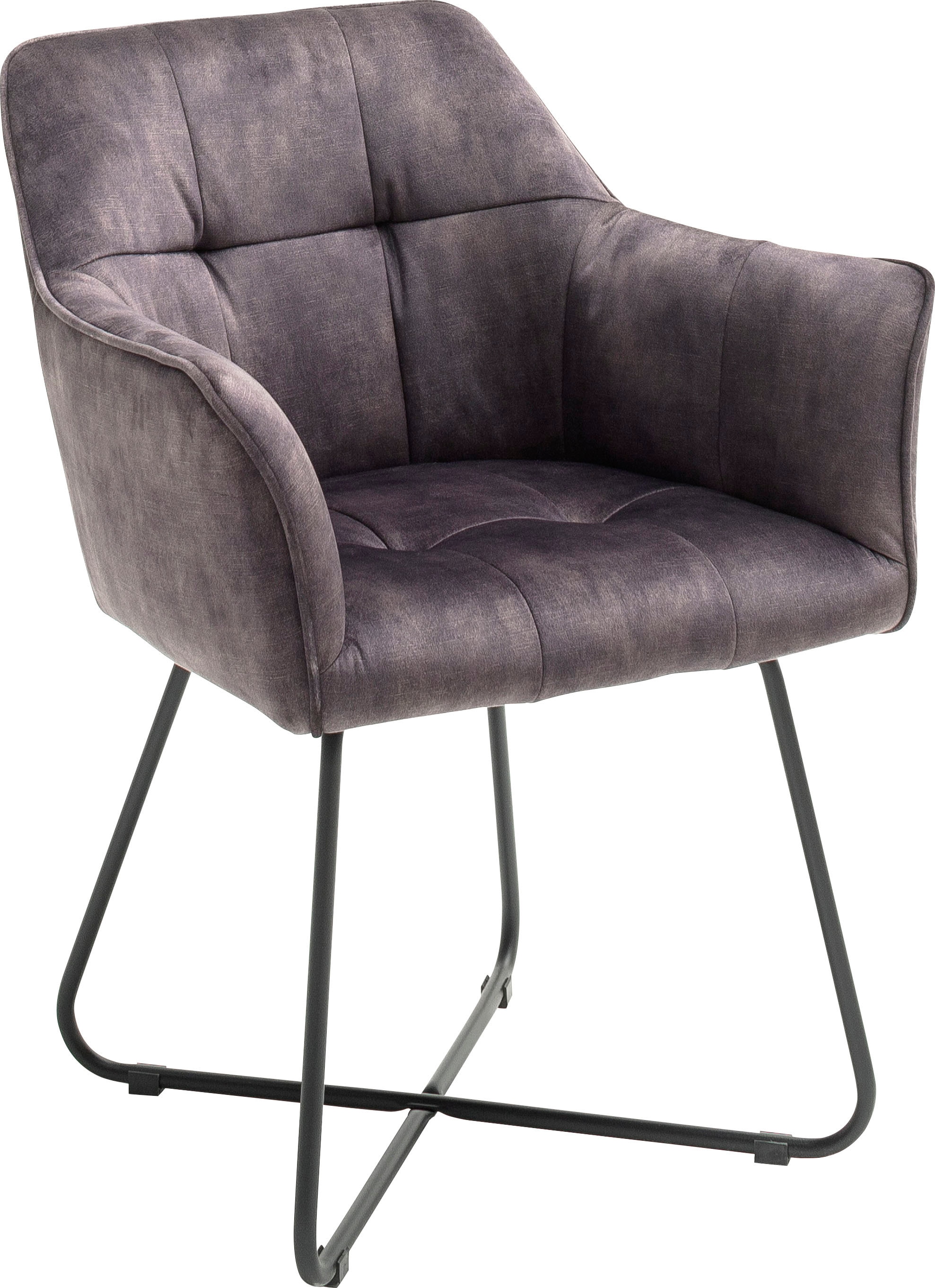 MCA furniture kaufen Keder, Esszimmerstuhl Stuhl günstig belastbar Vintage »Panama«, Kg (Set), bis Veloursoptik mit 120 St., 2 Vintage