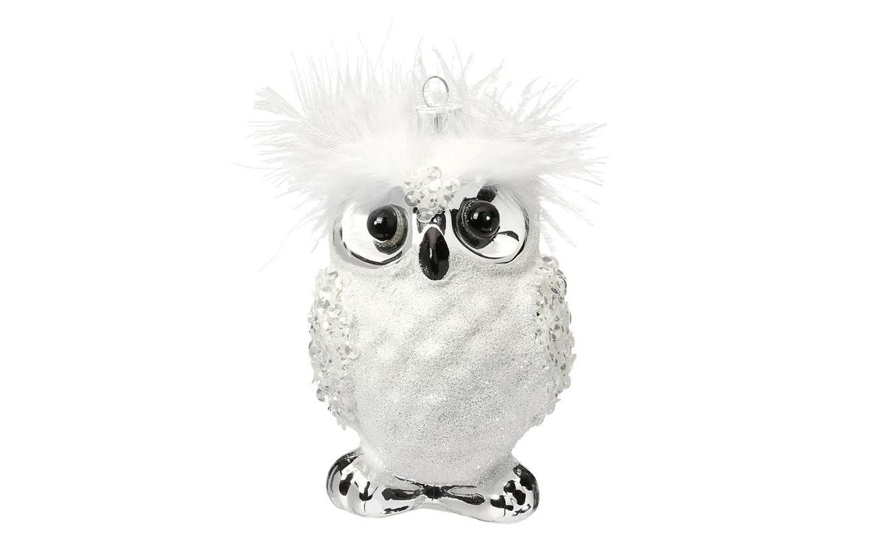 Weihnachtsbaumkugel »White Christmas Eule, 11 cm«, (1 St.)