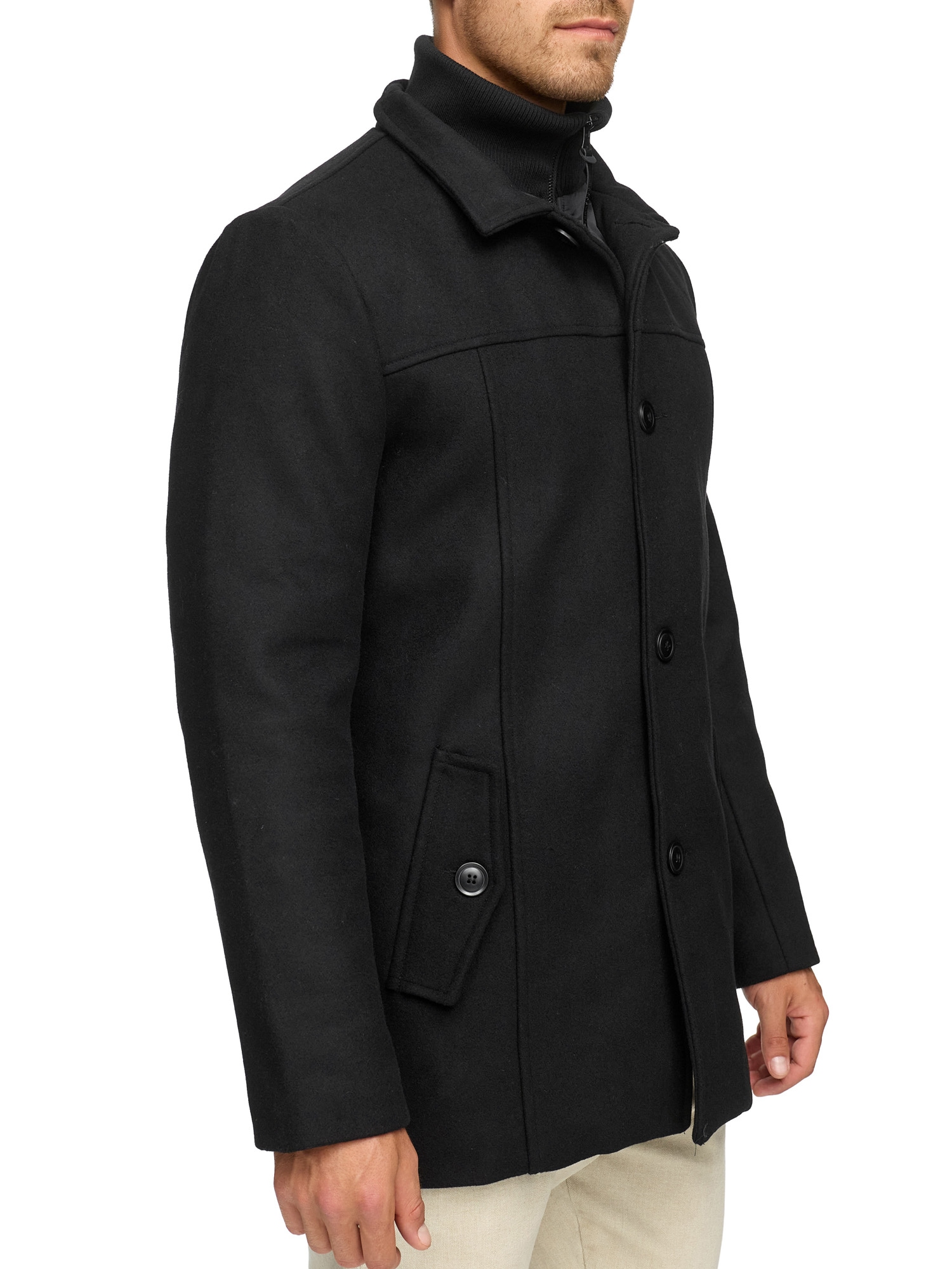 Indicode Wolljacke »INLunik« ohne Kapuze