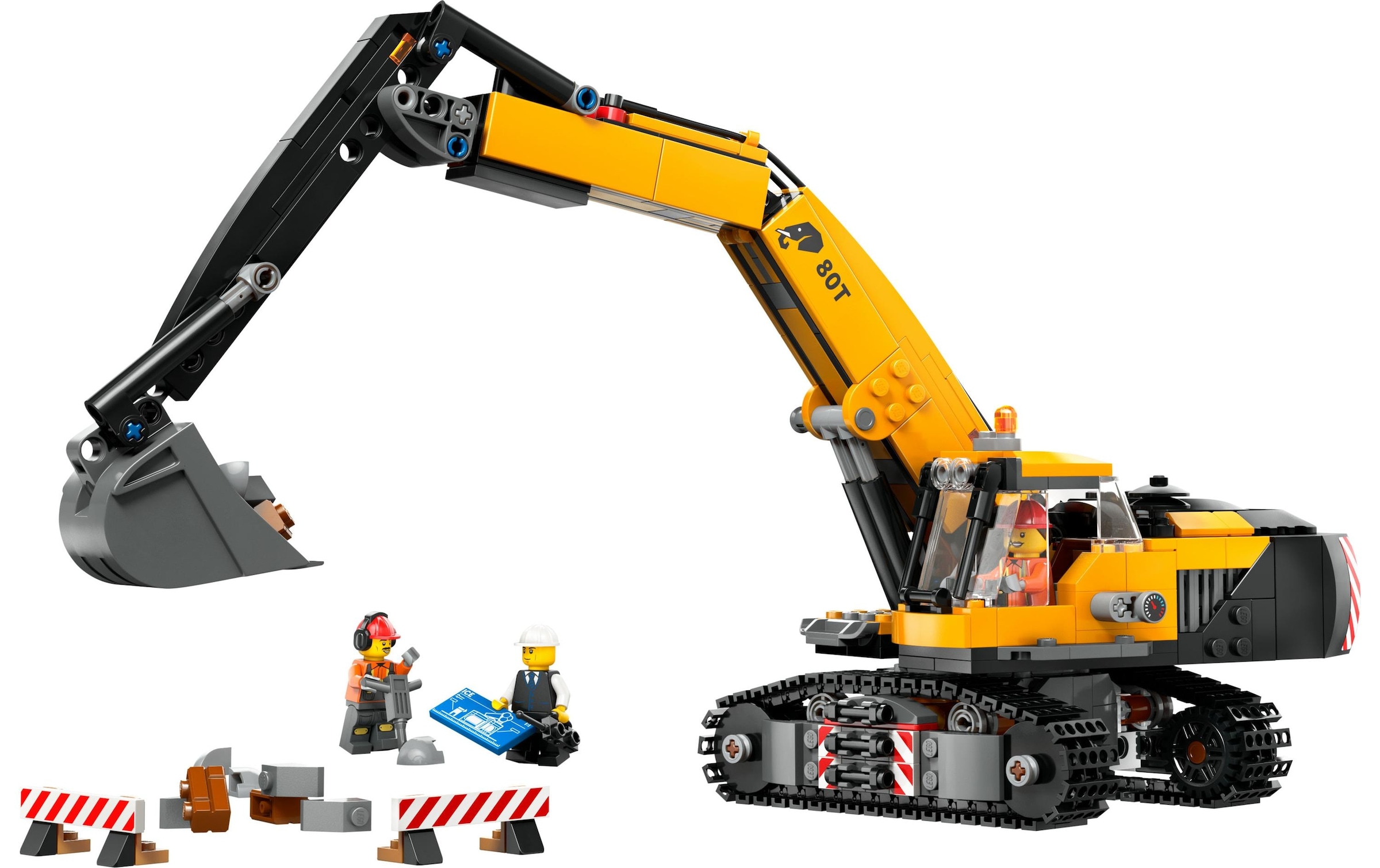 LEGO® Spielbausteine »City Raupenbagger 60420«, (633 St.)