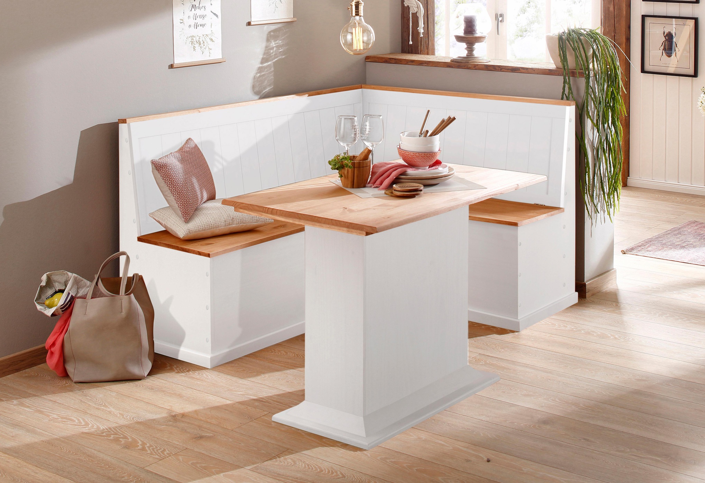 Image of Home affaire Essgruppe »Sara«, bestehend aus Eckbank und Tisch bei Ackermann Versand Schweiz