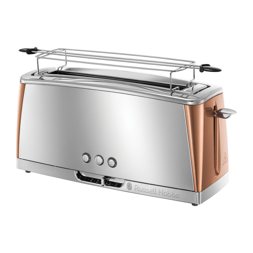 RUSSELL HOBBS Toaster »Luna Copp, Silberfarben«, für 2 Scheiben, 1420 W
