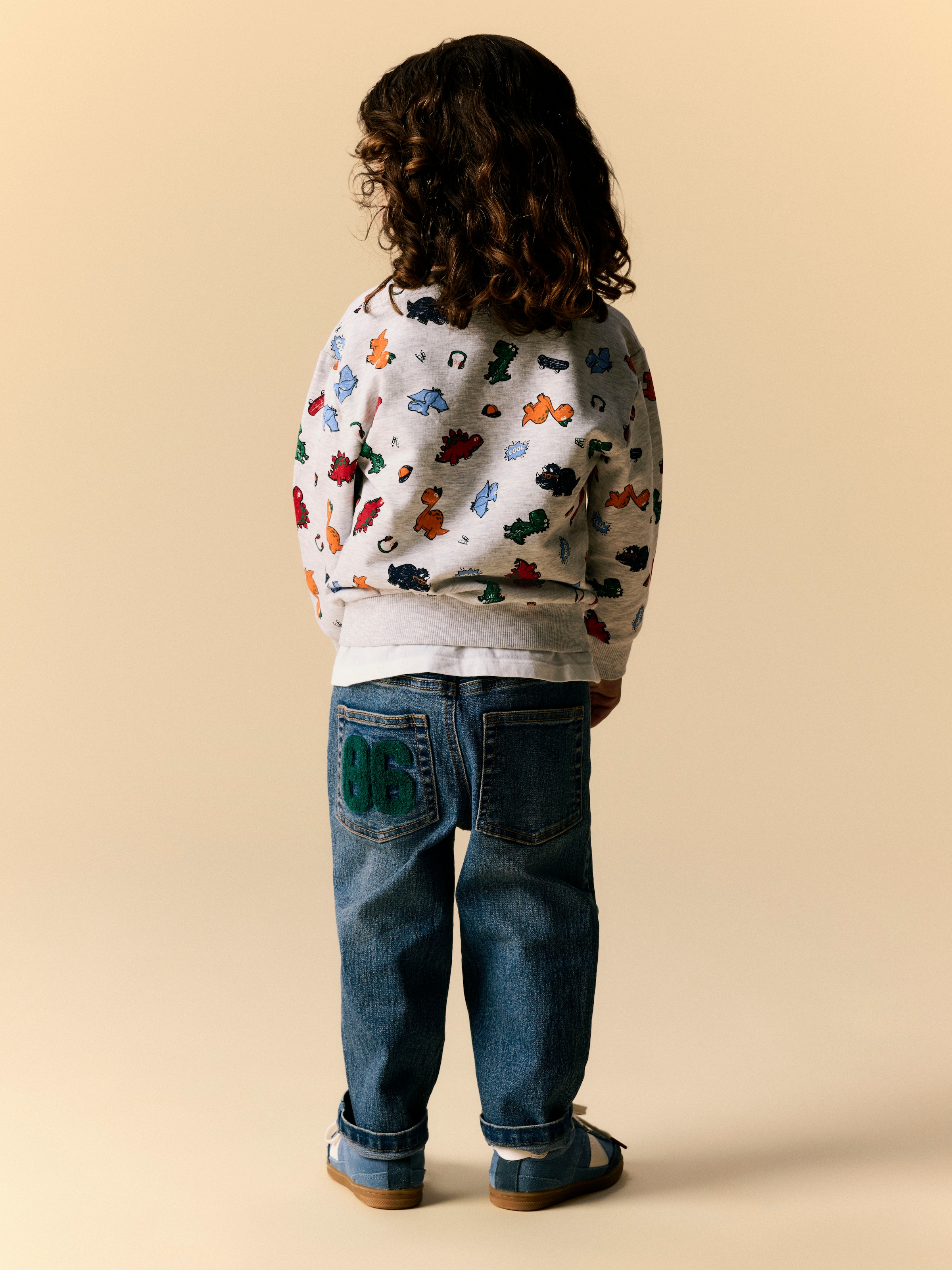 Name It Sweat-shirt »NMMLEON LS NREG SWEAT BRU BOX«, mélange coton, coupe régulière
