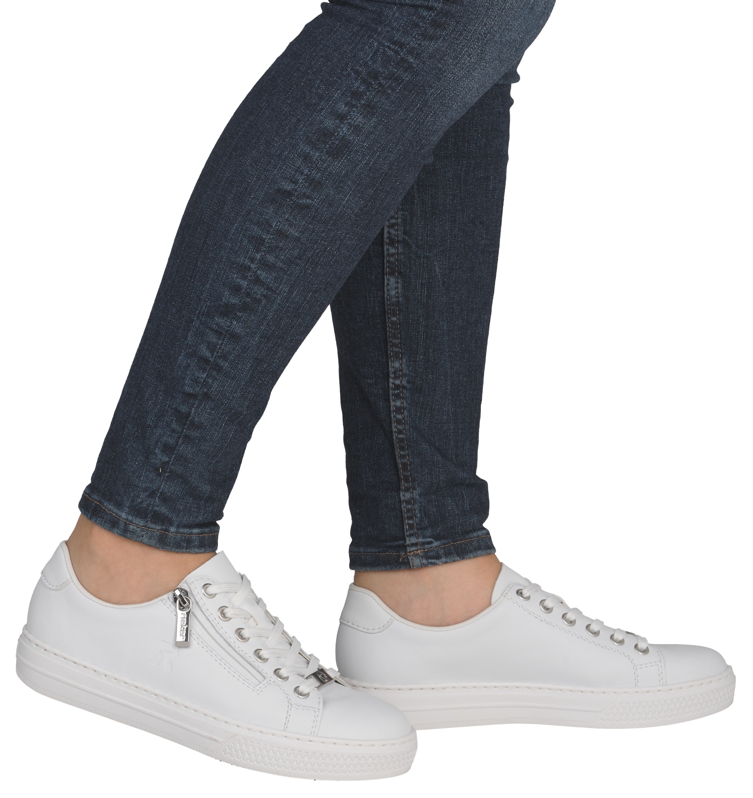 Rieker Sneakers  mit Memosoft-Innensohle, Freizeitschuh, Halbschuh, Schnürschuh