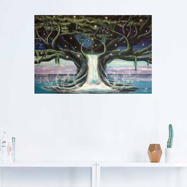St.), Artland Poster kaufen Wandaufkleber Leinwandbild, in Grössen »Der Alubild, bequem Baum (1 versch. der als oder Wandbild Landschaften, Seelen«,