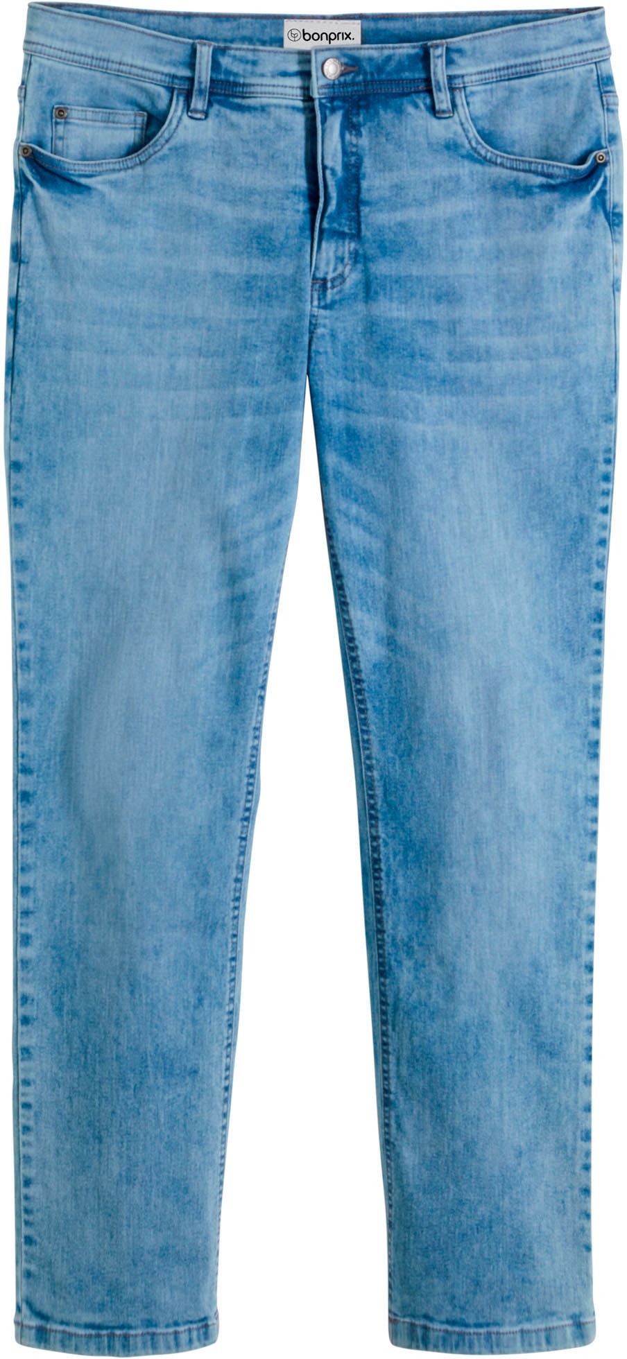 bonprix Regular-fit-Jeans »Regular Fit Stretch-Jeans m. Komfortschnitt, Straight« mit Stretch-Material, Komfortschnitt, im Vintagelook