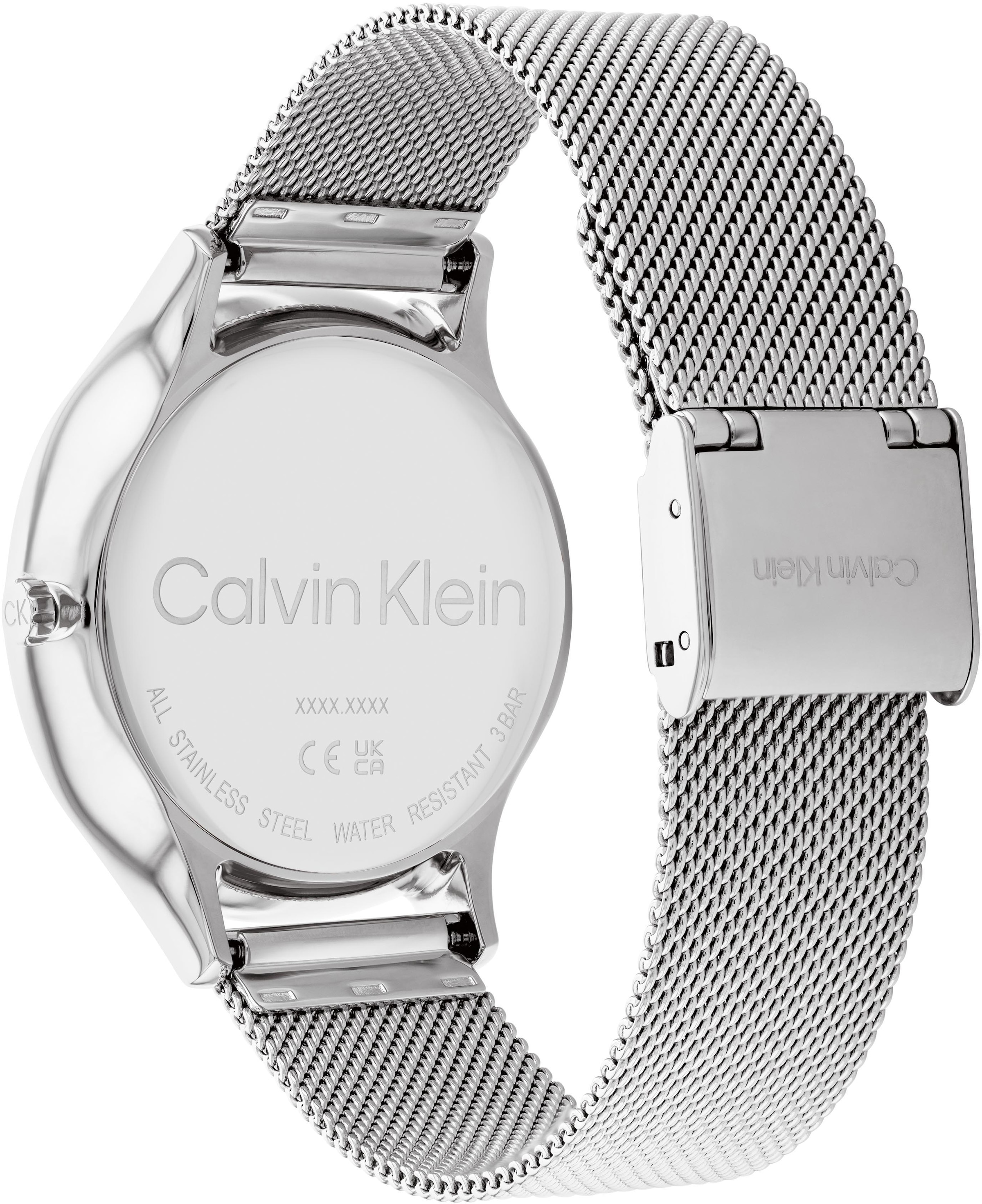 Calvin Klein Multifunktionsuhr »Timeless Multifunction, 25200104«, Quarzuhr, Armbanduhr, Damenuhr, Datum, 12/24-Stunden-Anzeige