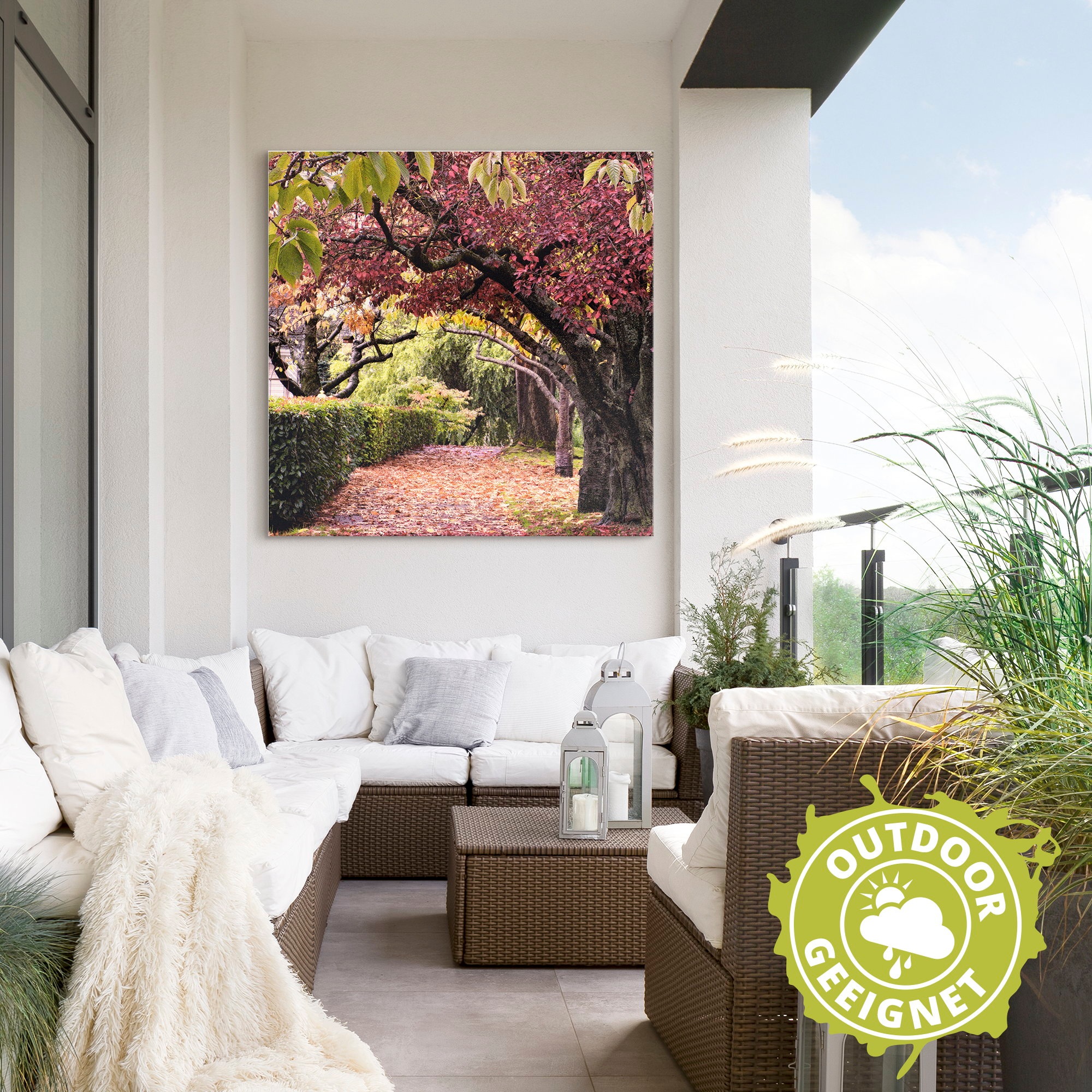 Artland Wandbild »Baumbogen«, Bäume, (1 St.), als Alubild, Outdoorbild, Leinwandbild, Poster in verschied. Grössen