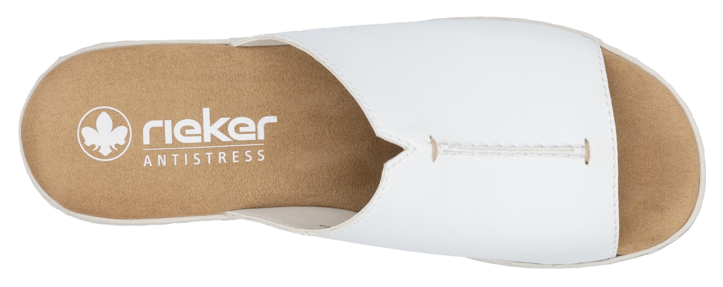 Rieker Pantolette compenséesd  chaussure d’été, chausson, talon compensé, à enfiler
