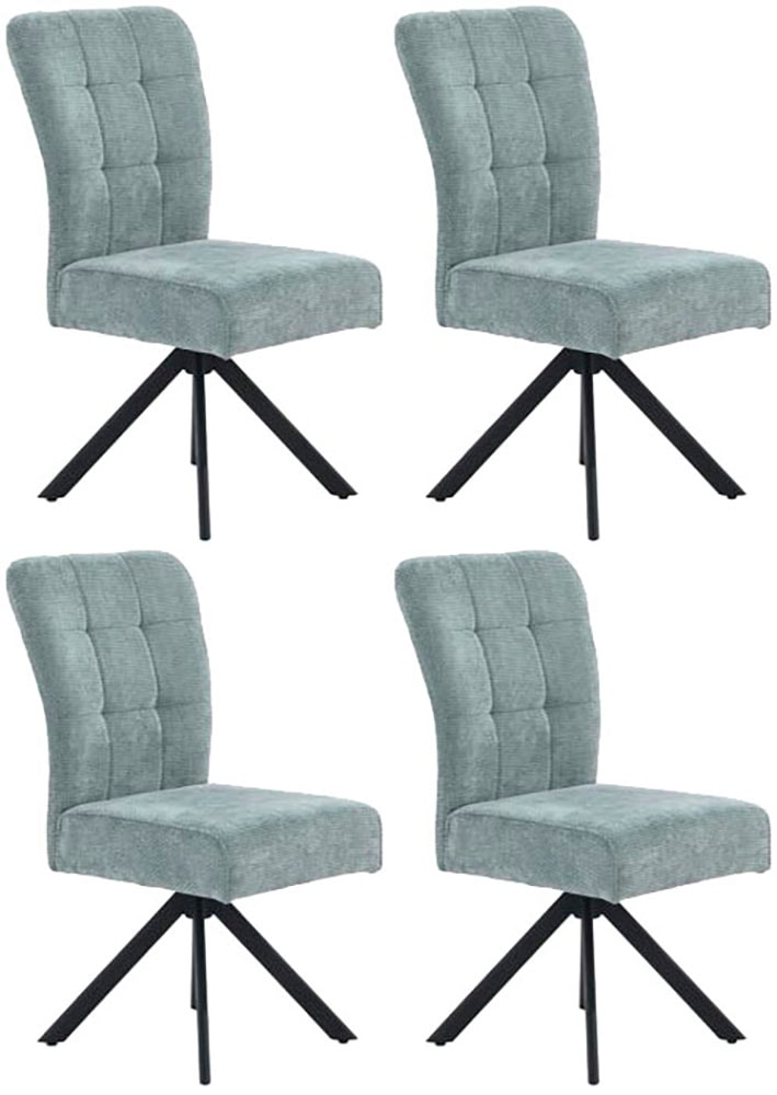 Jockenhöfer Gruppe Chaise pivotante »Becky (Set, 4 St.)« (Ensemble) 4 cuisinclut fonction pivotante (360°), ressorts ensachés, supporte jusqu’à 150kg