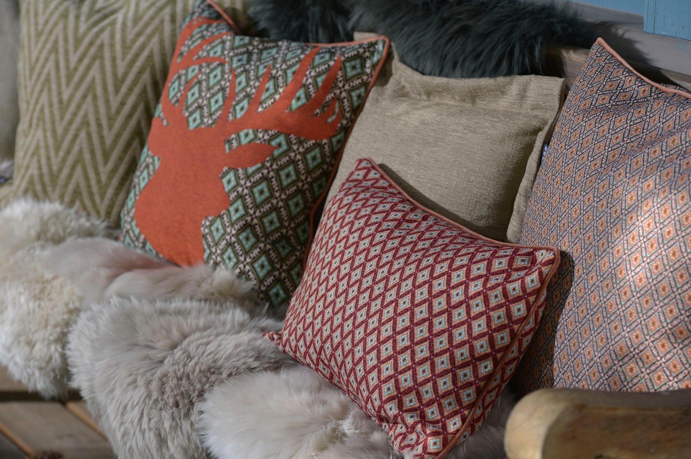 H.O.C.K. Coussin décoratif »Harry Devin« Kissenhülle mit Füllung, 1 Stück