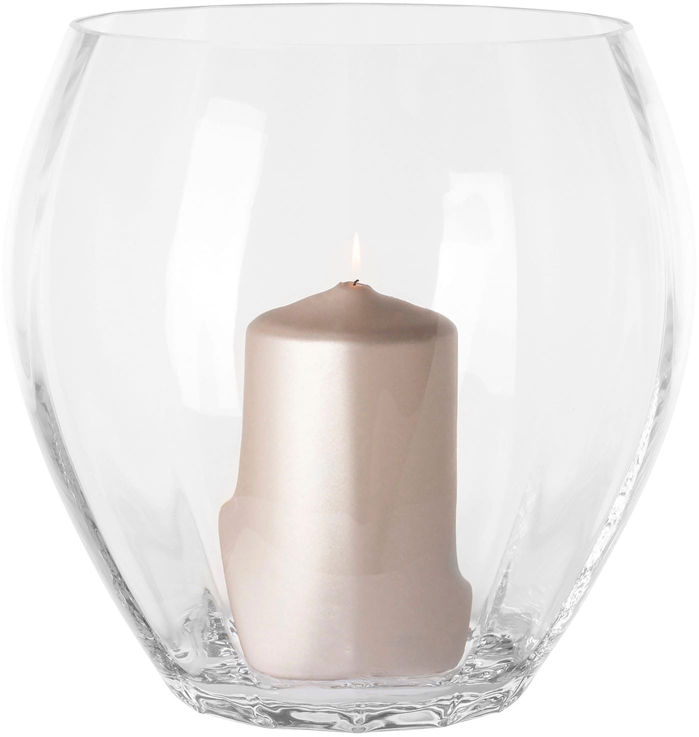 Image of Fink Tischvase "LILIAN" Vase aus Glas, Glasgefäss, Windlicht, Höhe ca. 25,5 cm