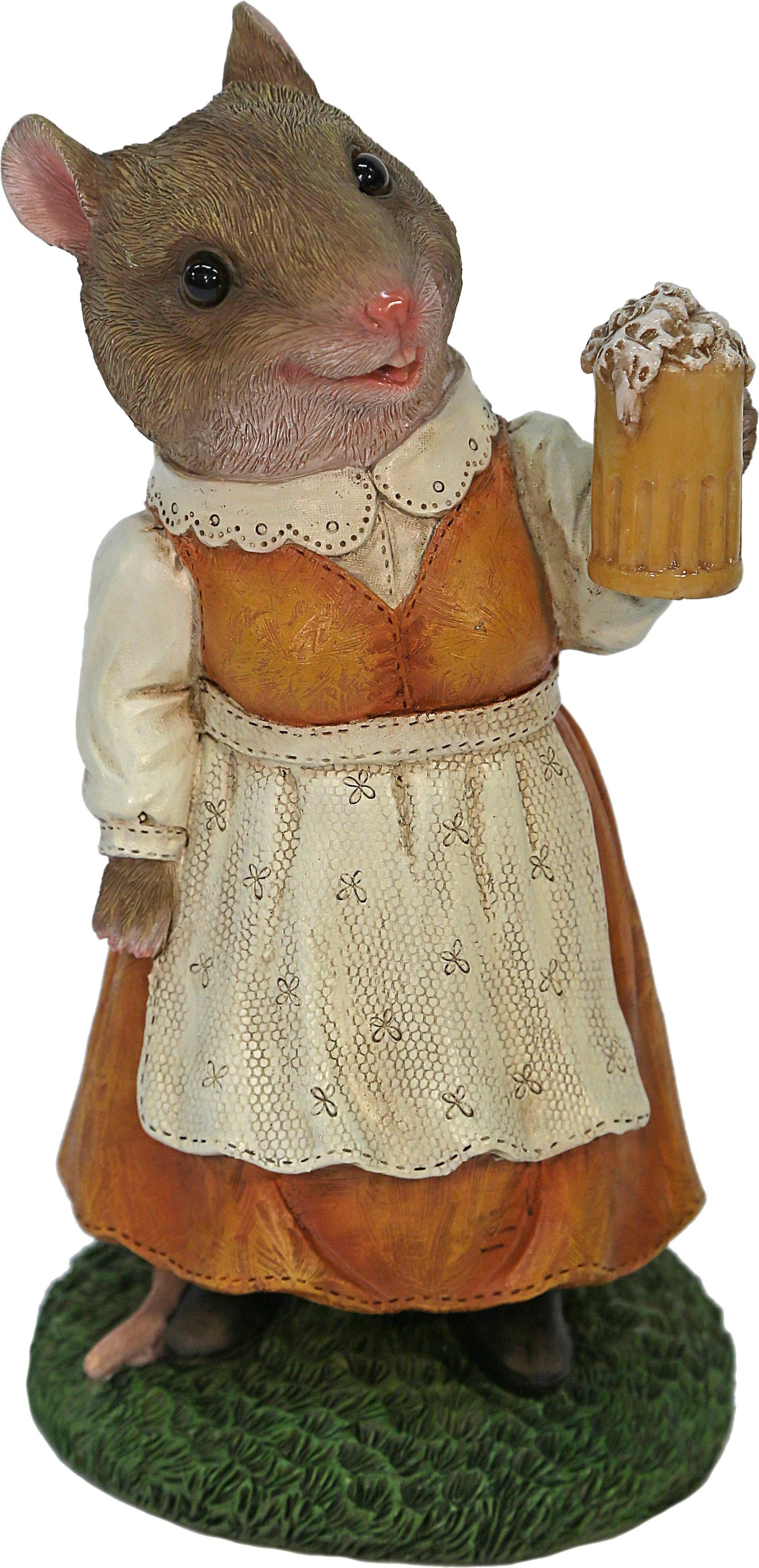 Image of Casa Collection by Jänig Tierfigur »Frau Maus im Kleid mit Bierglas« bei Ackermann Versand Schweiz