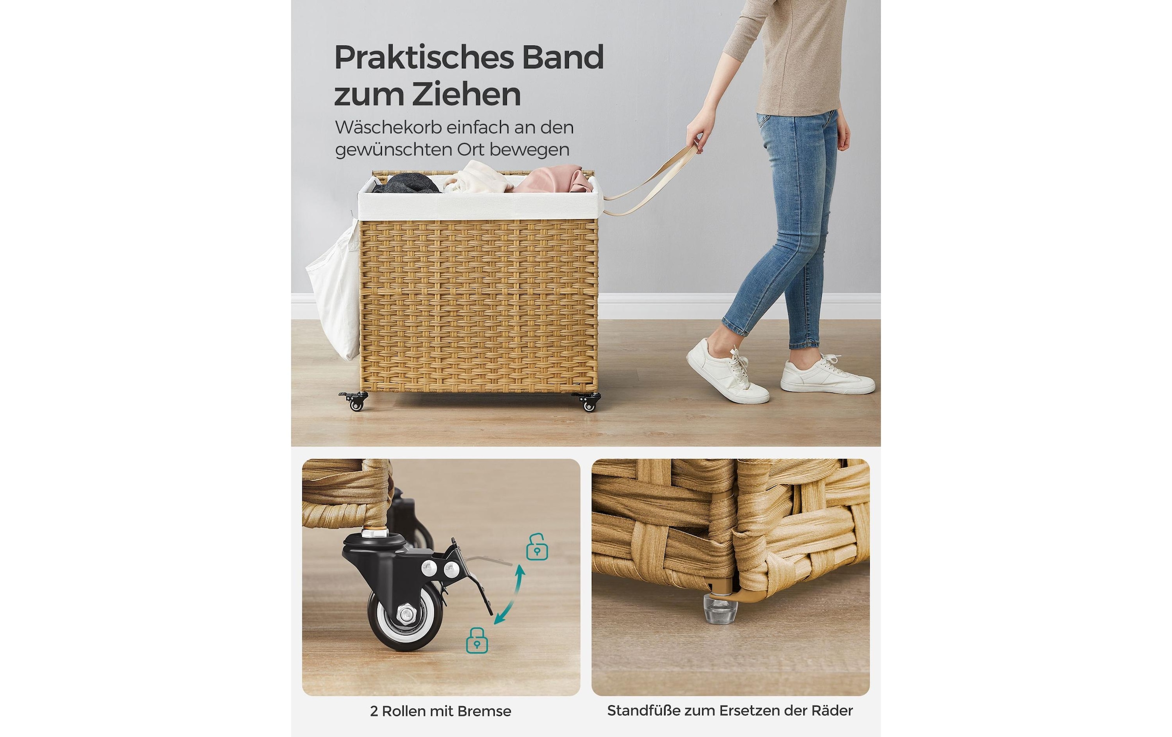 SONGMICS Panier à linge »160 l«