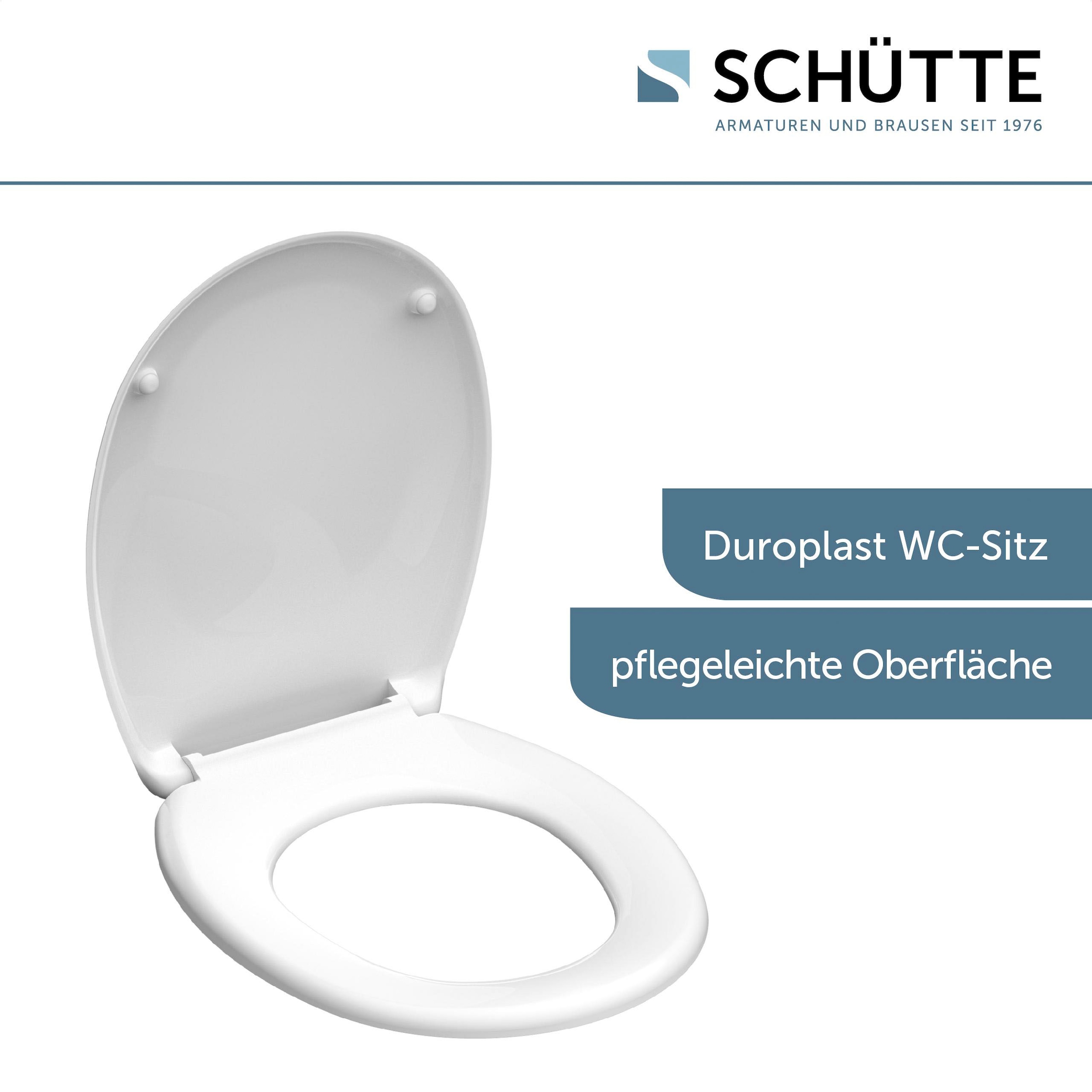 Schütte WC-Sitz, Duroplast,maximale Belastung der Klobrille 175 kg