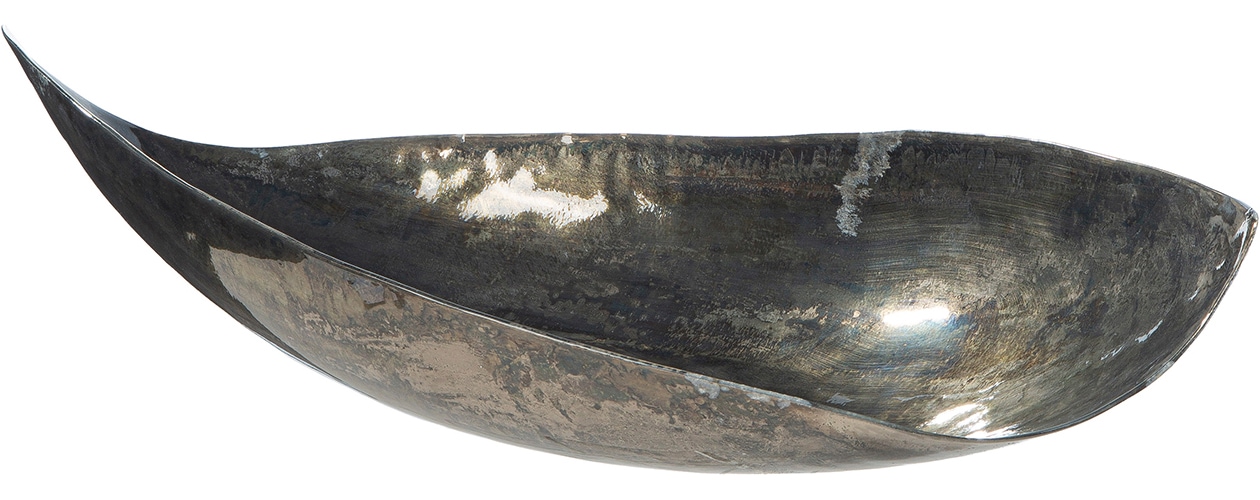 GILDE Schale »Schale Soril« 1 aus Aluminium Dekoschale, Strukturoptik, Tischdeko, modern, Designobjekt, stilvoll